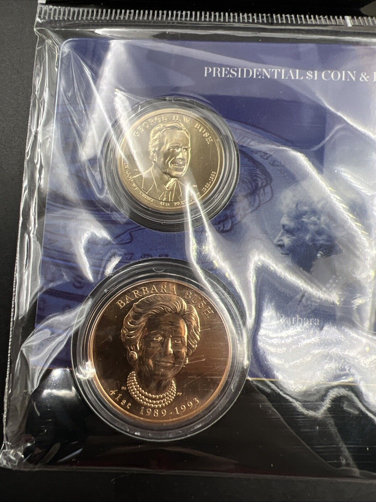 2020 George H.W. Bush & Barbara Bush Presidential & First Spouse Medal Set