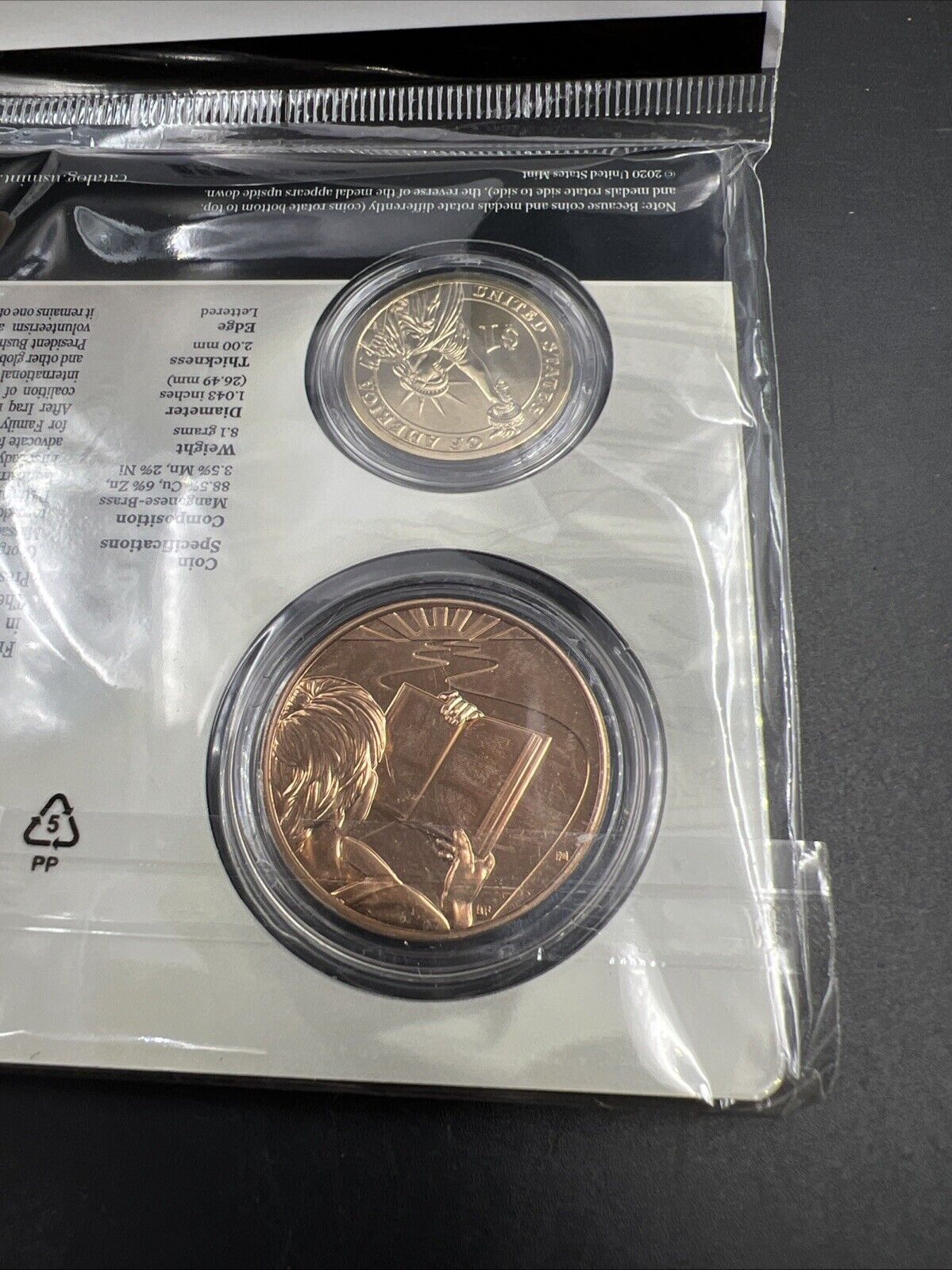 2020 George H.W. Bush & Barbara Bush Presidential & First Spouse Medal Set