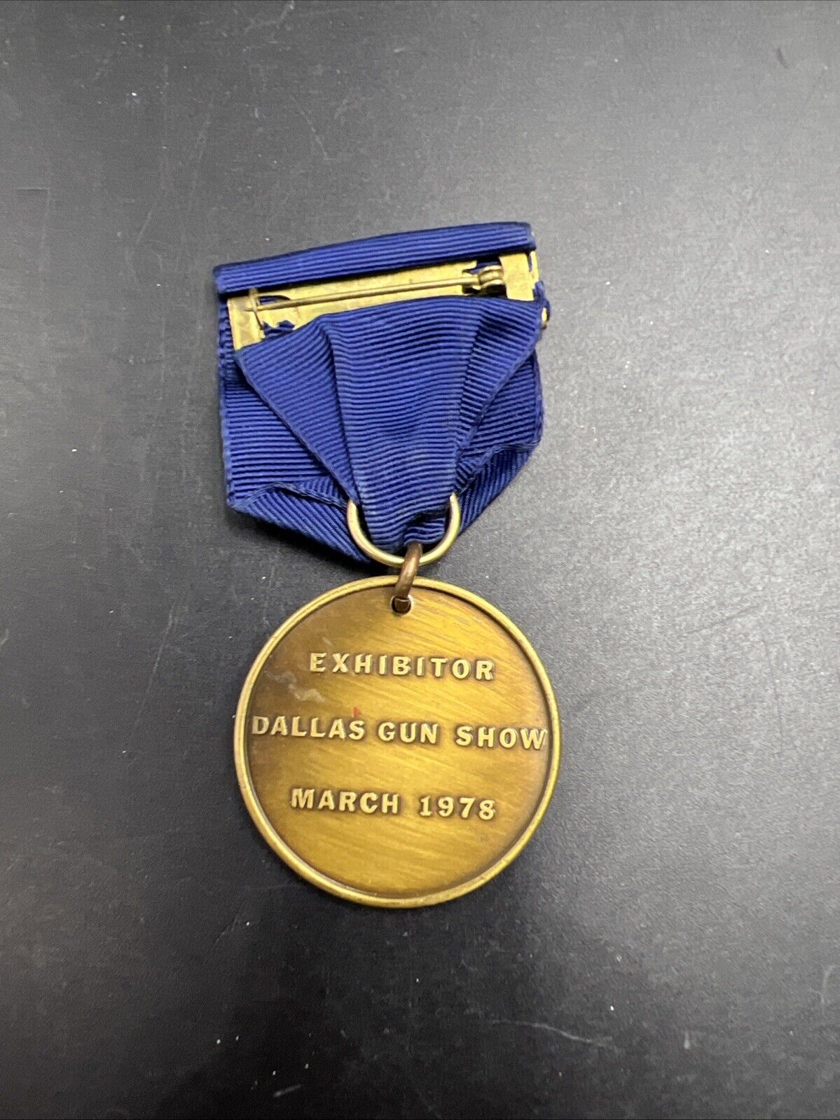 1978 Dallas Arms Collector's Association Exhibitor Medal Dallas 1978