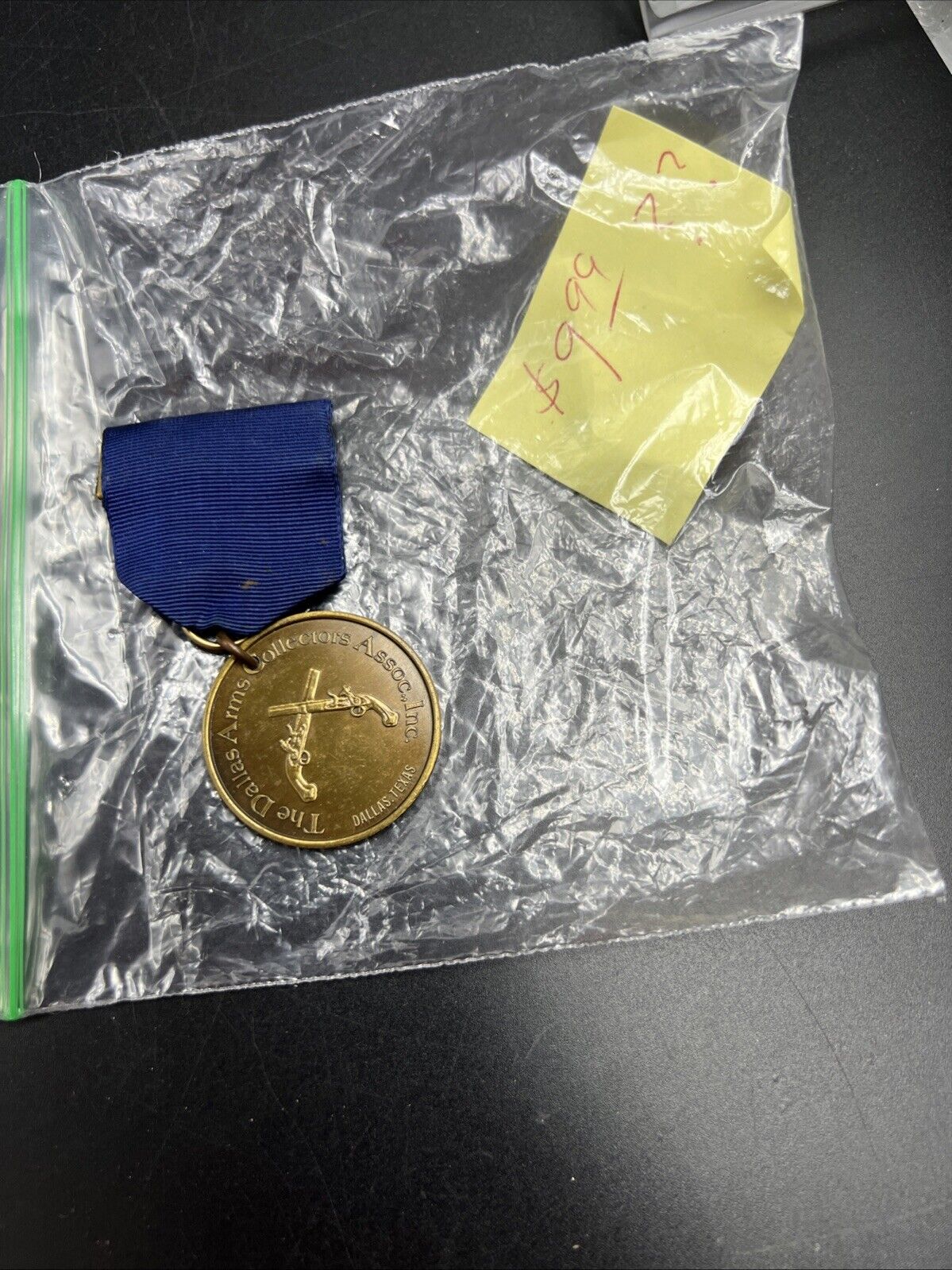 1978 Dallas Arms Collector's Association Exhibitor Medal Dallas 1978