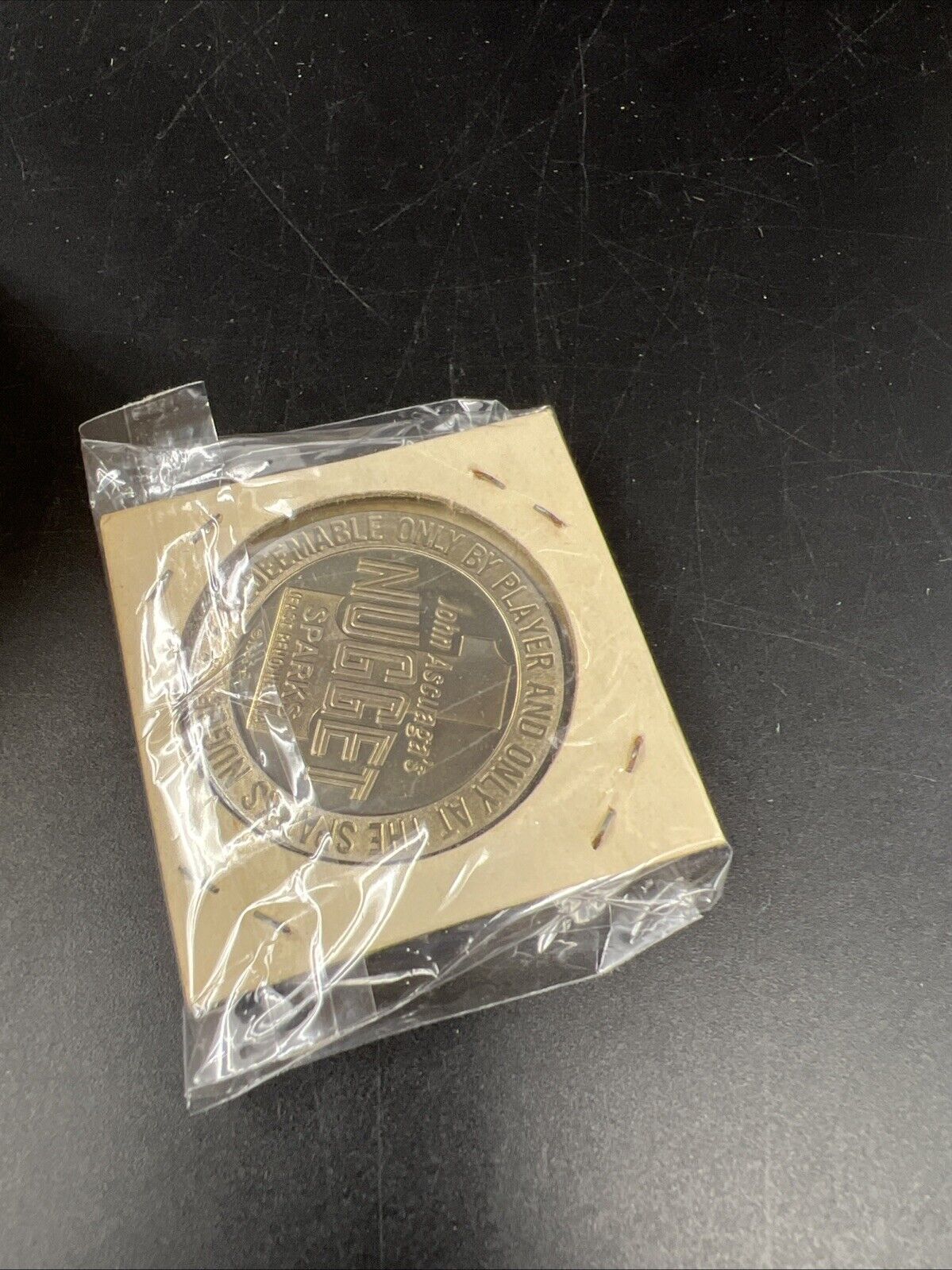 Lot of 2 Specimine / Proof Casino Tokens Sparks Nugget Reno & Lucky Las Vegas