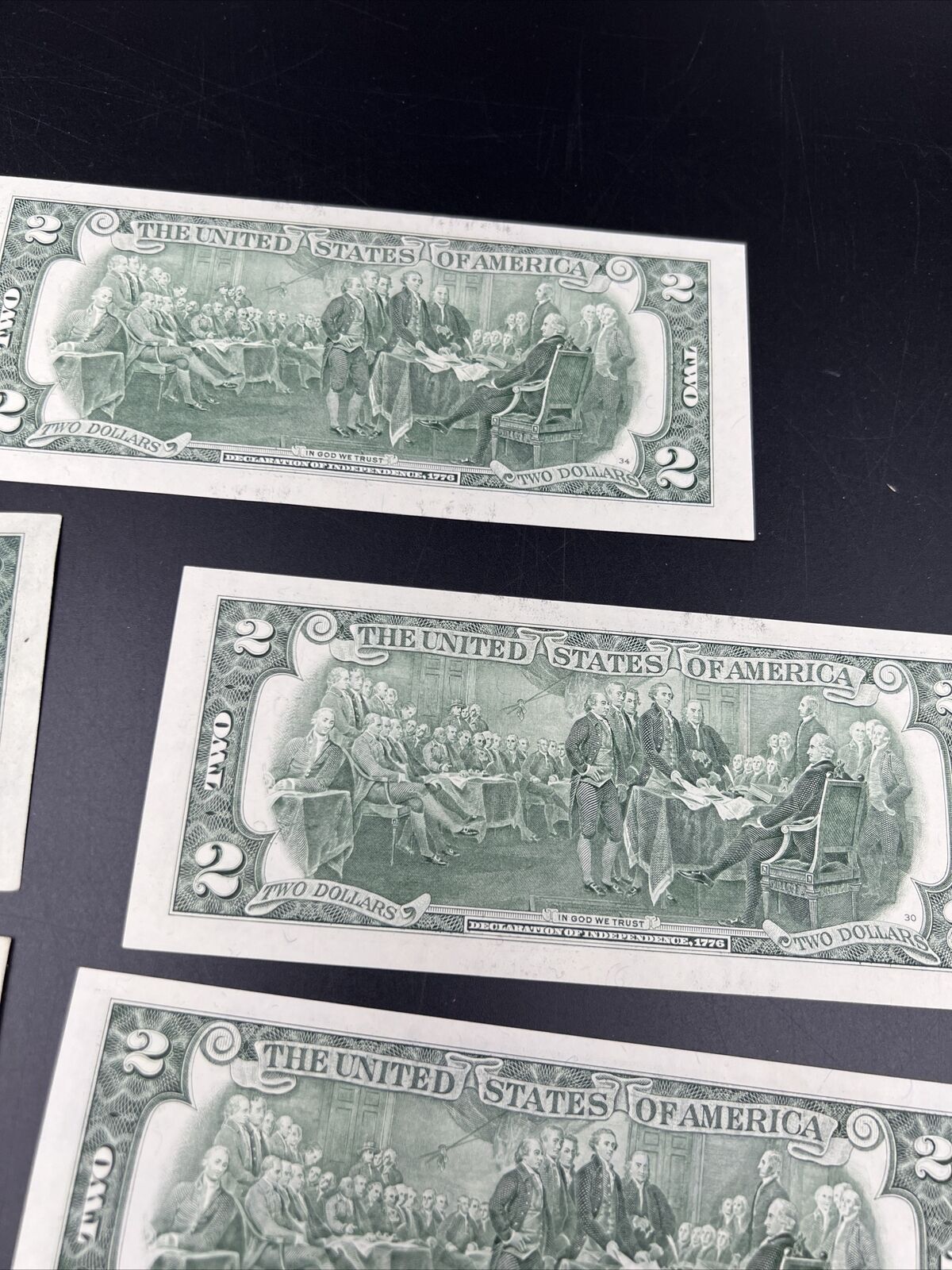11 Note $2 Two Dollar Bill Collector's Set Years 1976 1995 2003 FRNs VF+ Circ #P