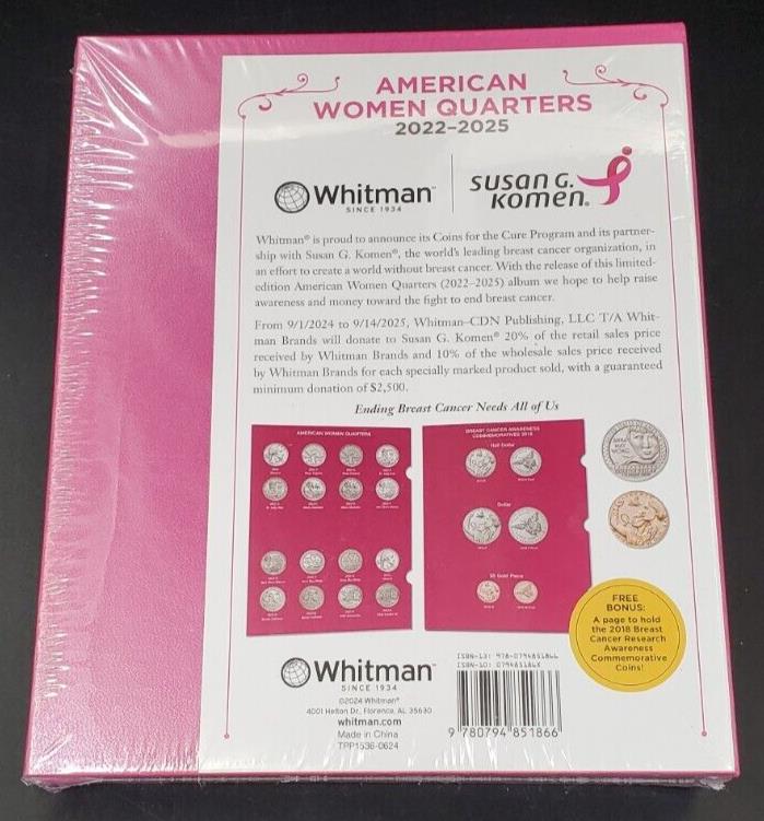 Susan G. Komen® American Women Quarters Album: 2022-2025