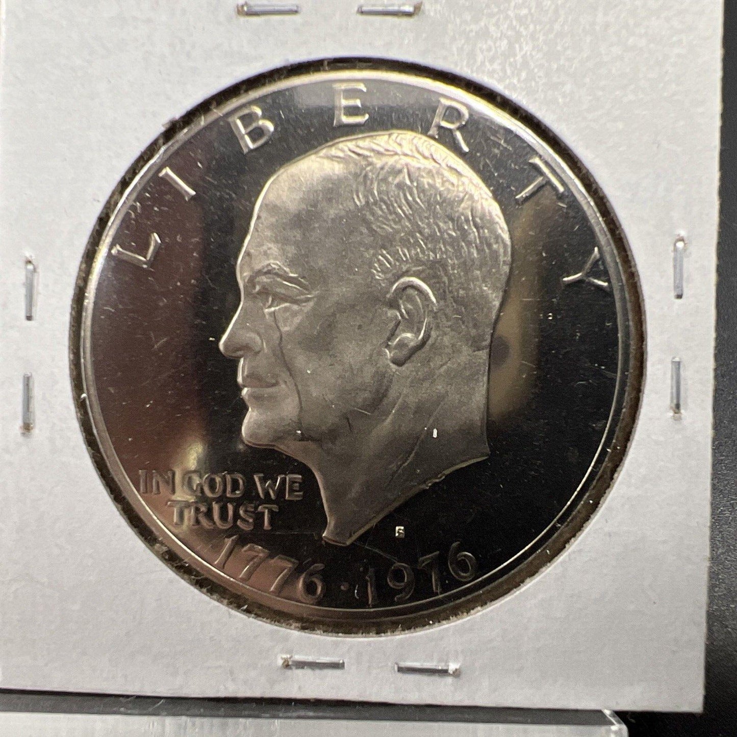 1976 S $1 Eisenhower Brown Ike CLAD DCAM Gem Proof