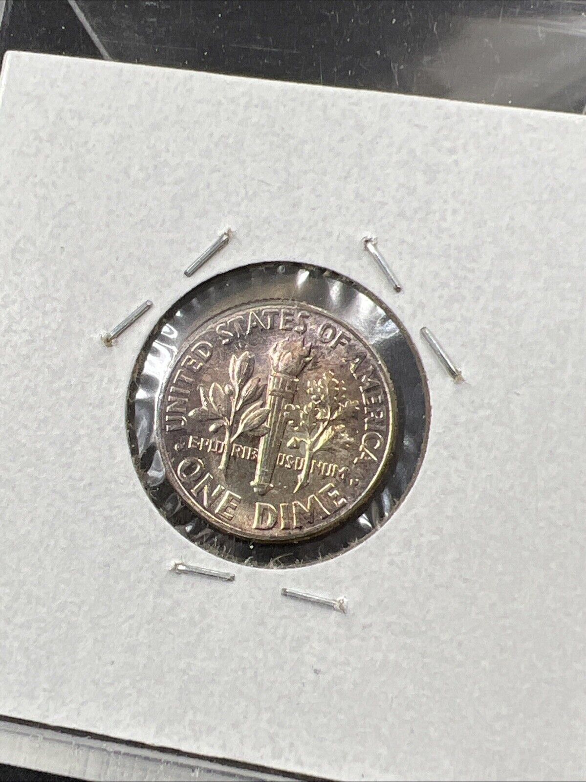 1957 P 10c Roosevelt Silver Dime Choice BU UNC PQ Nice Toning Toner SKU#G2025