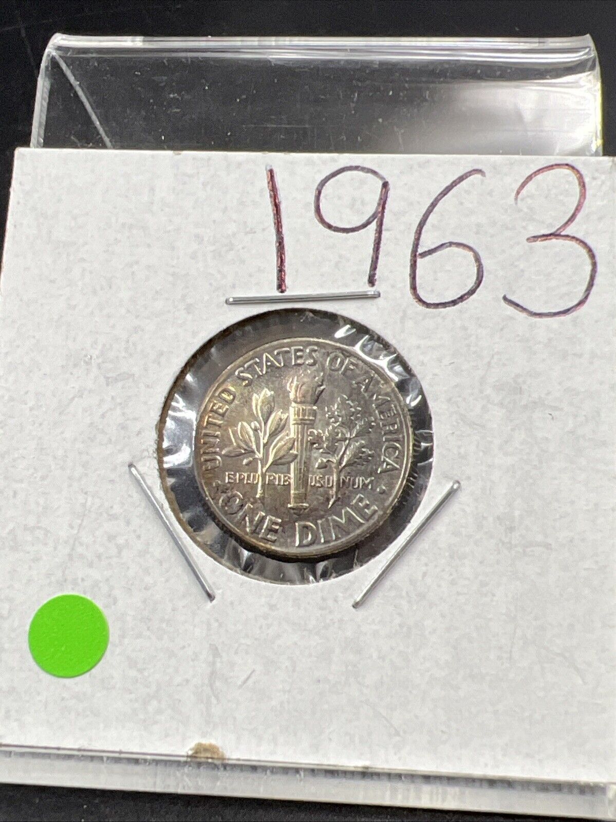 1963 P 10c Roosevelt Silver Dime Choice BU UNC PQ Nice Toning Toner SKU#G2025