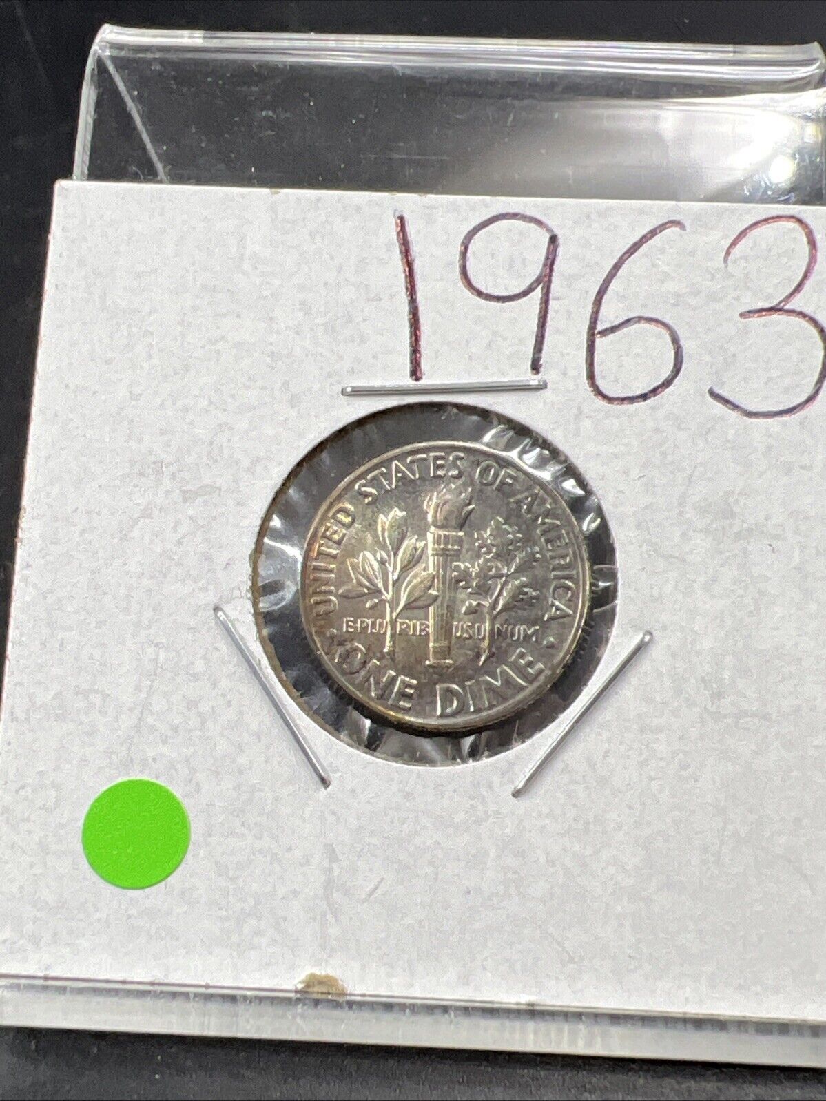 1963 P 10c Roosevelt Silver Dime Choice BU UNC PQ Nice Toning Toner SKU#G2025