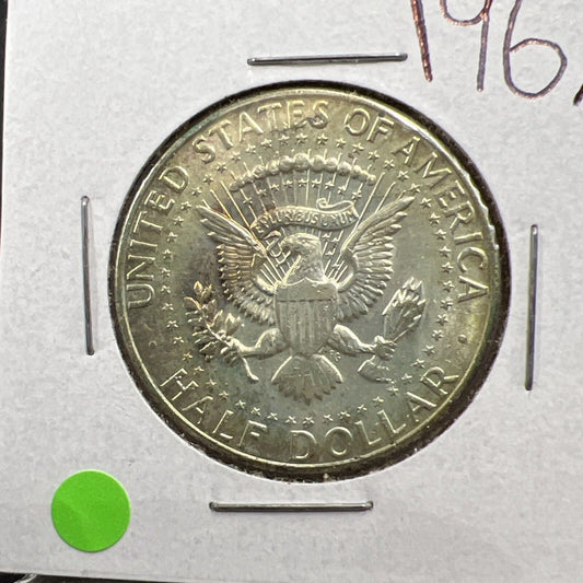 1967 P Kennedy Half Dollar Coin Choice BU UNC Neat Toning Toner SKU#G2025