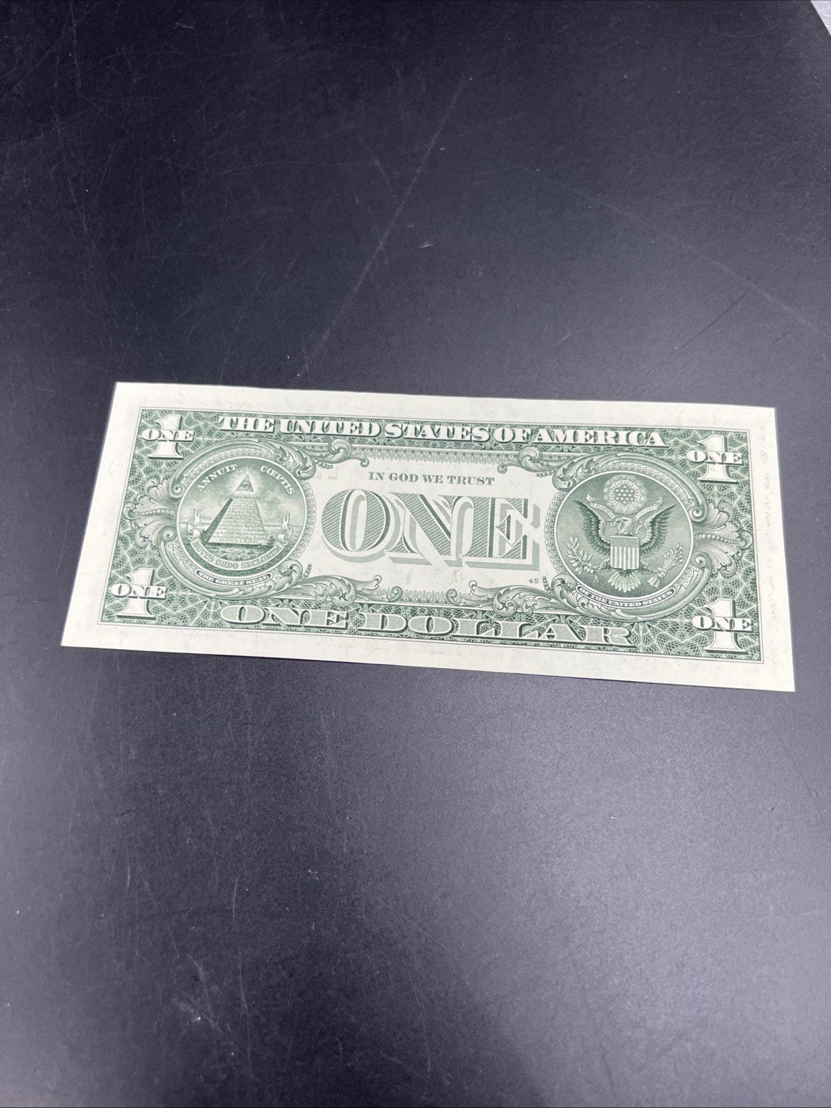 2003 A $1 One Dollar FRN Federal Reserve Note CH AU / CU UNC #38