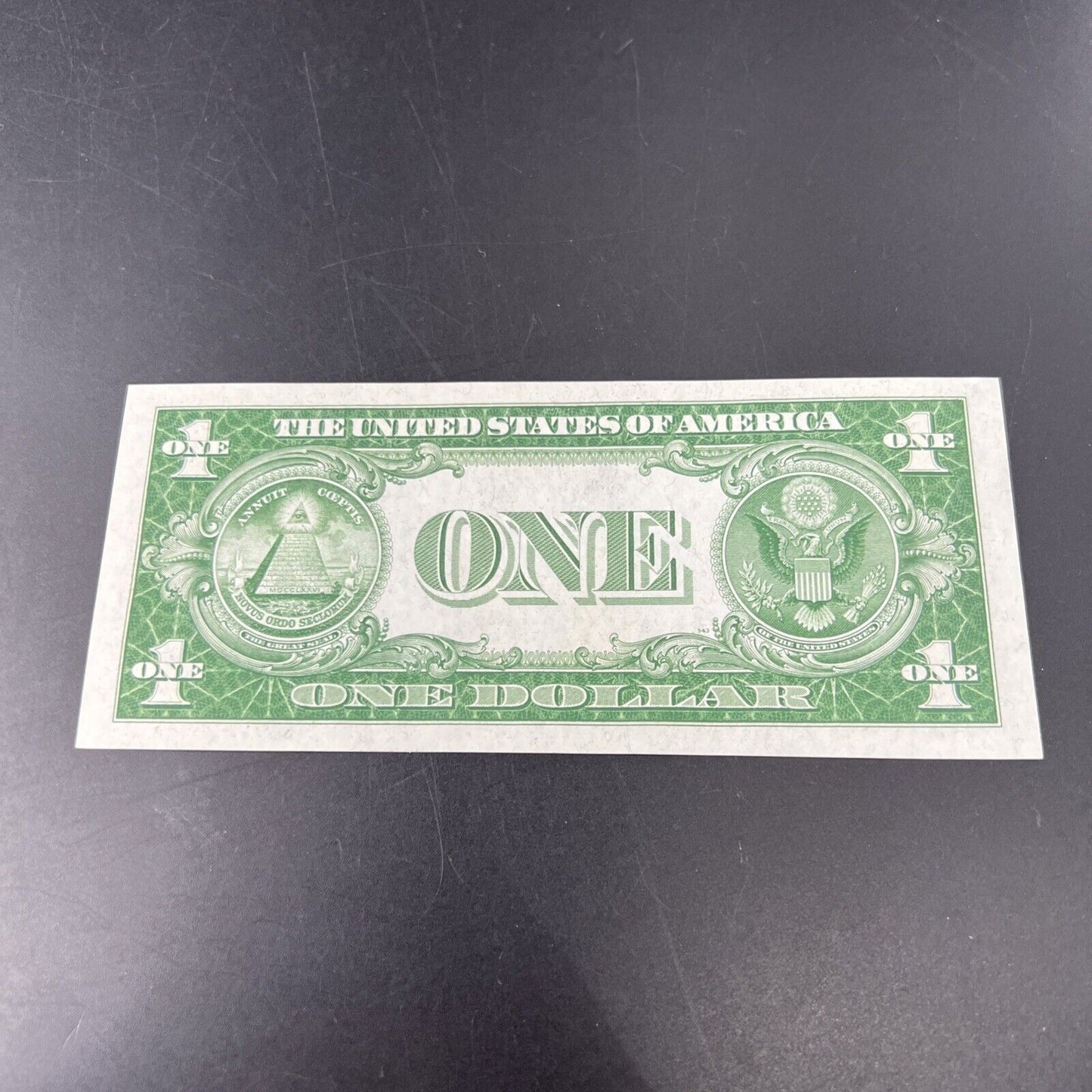 1935 Double Date Blue Seal Silver Certificate Note Blue Seal Choice UNC KA Block