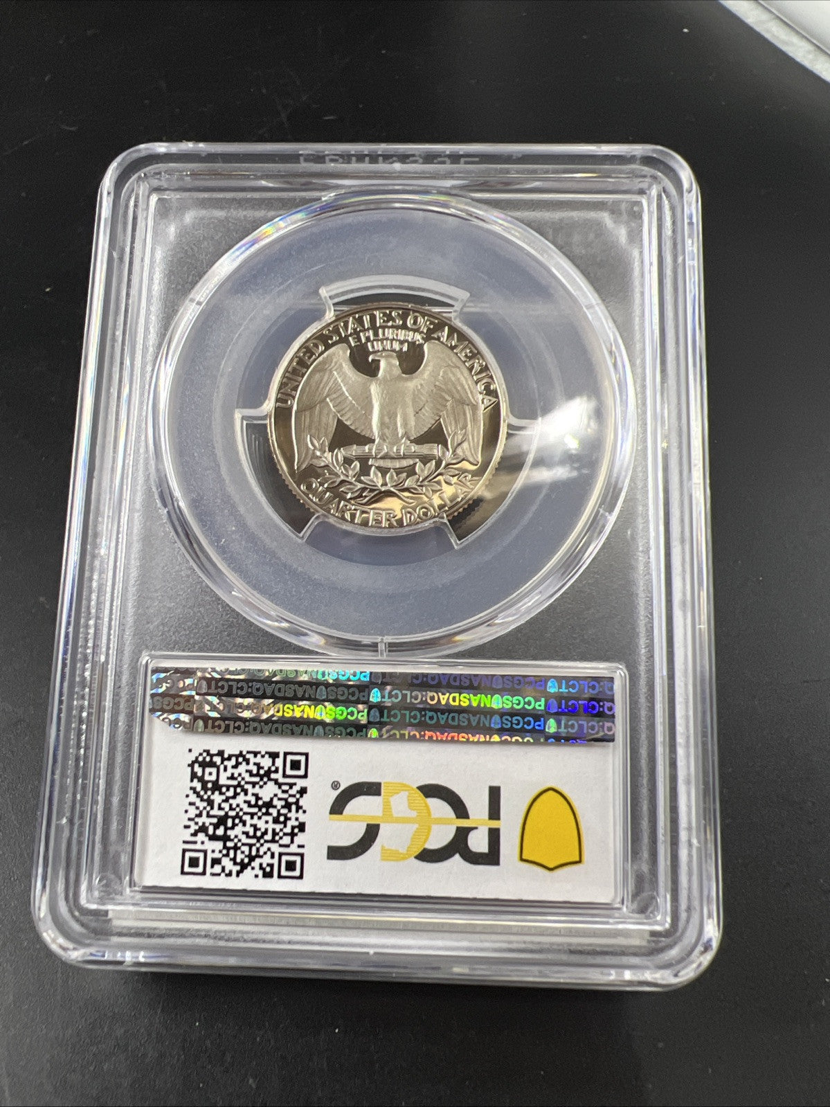 1989 S 25c Clad Copper Nickel Washington Quarter Coin PCGS PR69 DCAM #864