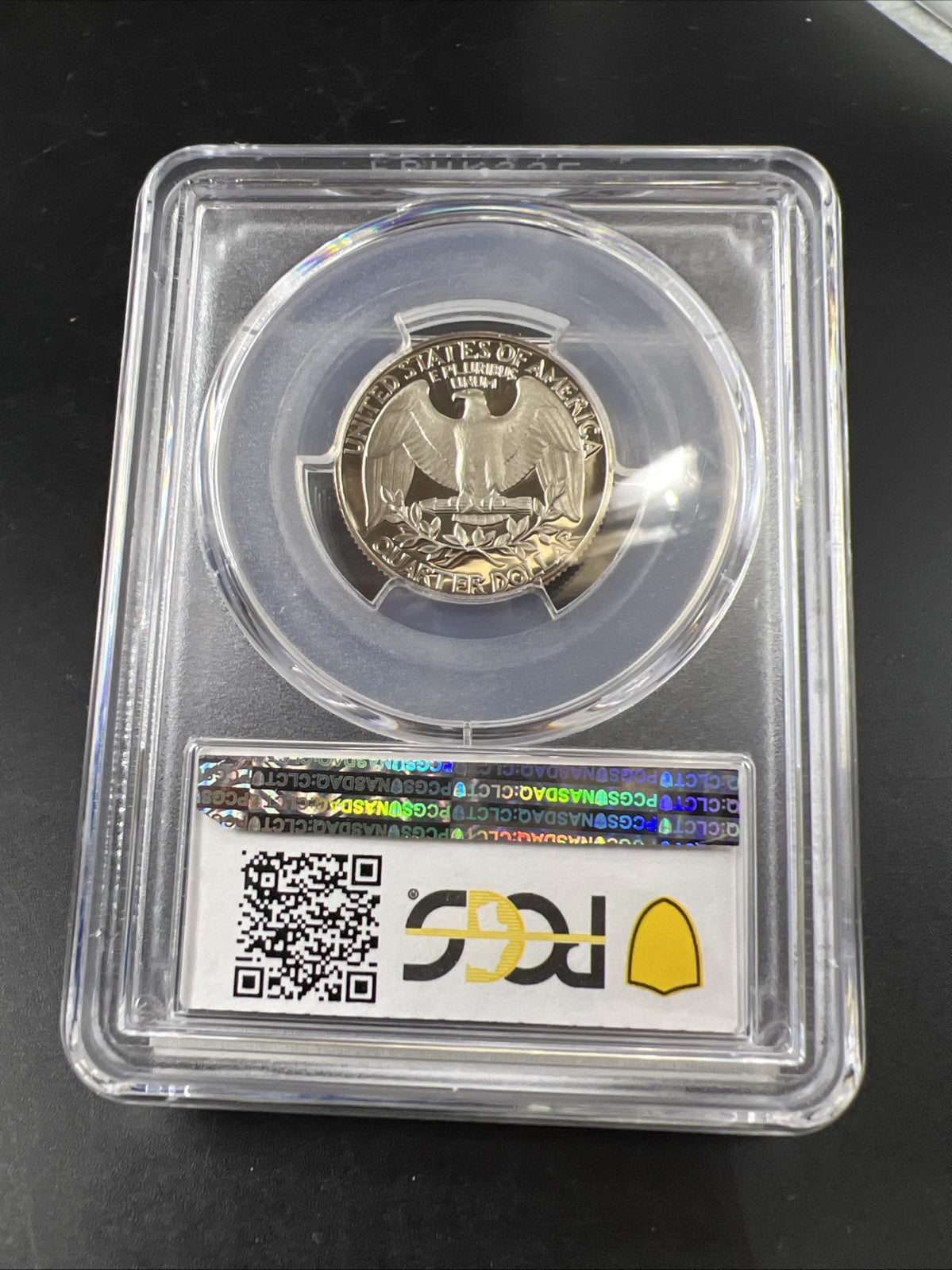 1989 S 25c Clad Copper Nickel Washington Quarter Coin PCGS PR69 DCAM #864