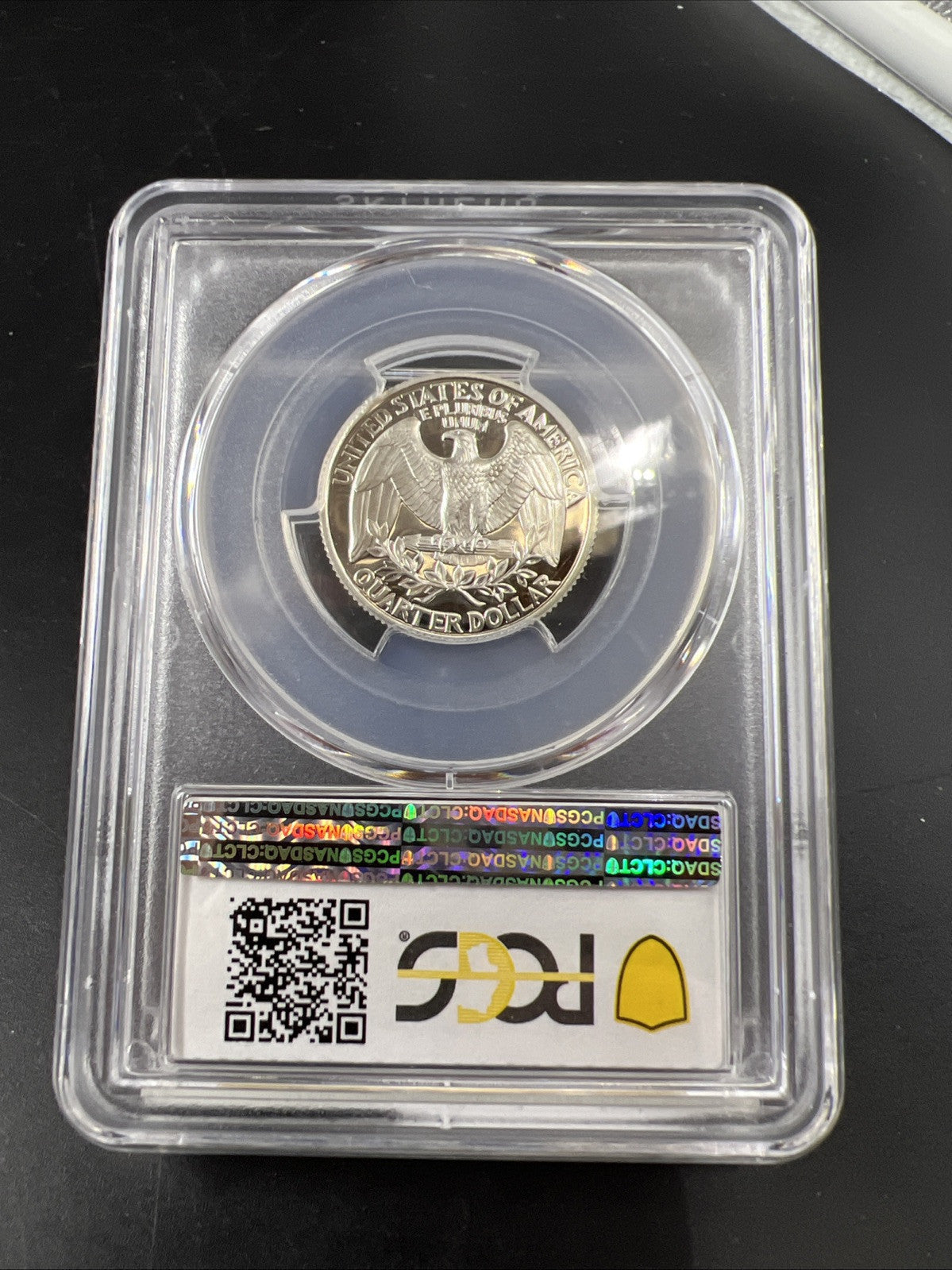 1995 S 25c Washington 90% Silver Proof Quarter Coin PCGS PR69DCAM #940