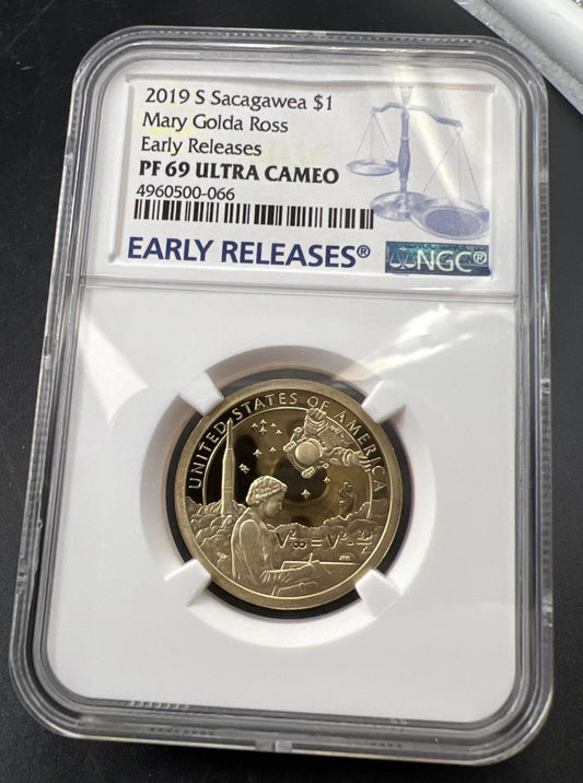 2019 S Proof Native American Mary Ross NGC PF69 Early Releases Dollar $1 Coin
