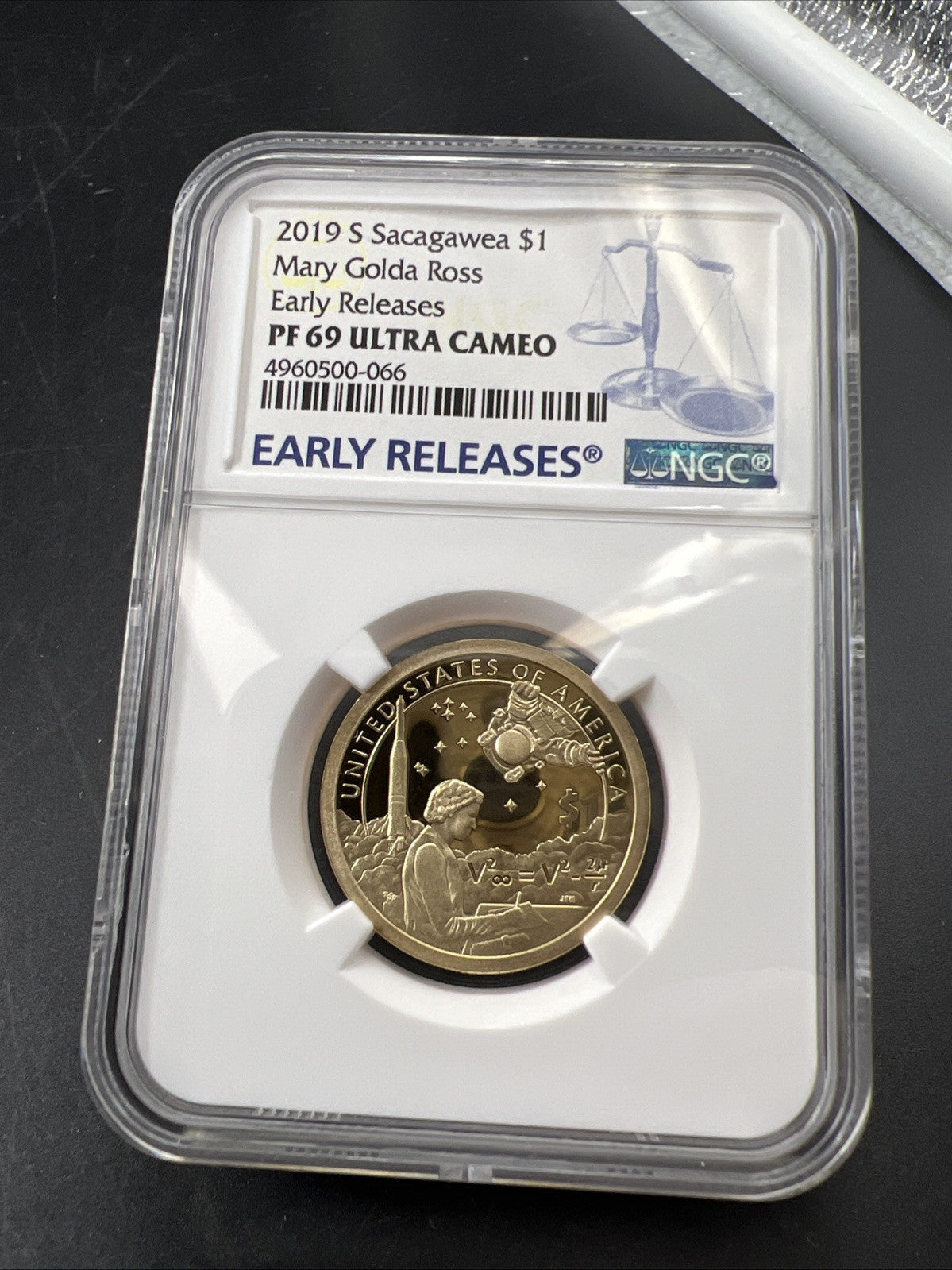 2019 S Proof Native American Mary Ross NGC PF69 Early Releases Dollar $1 Coin