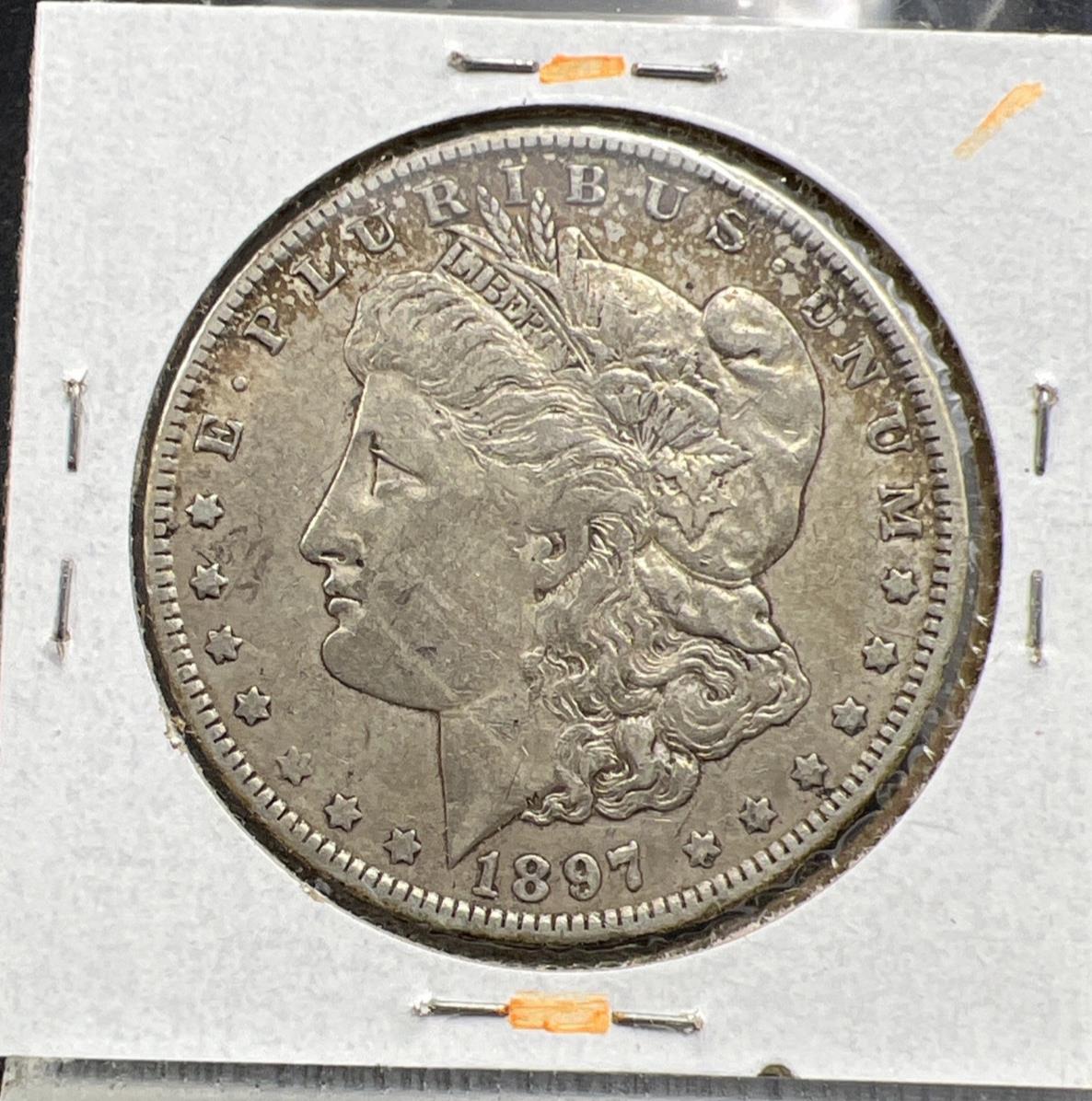 1897 O $1 Morgan Silver Dollar VAM 6A WOW! Variety Morgan Silver Dollar XF EF