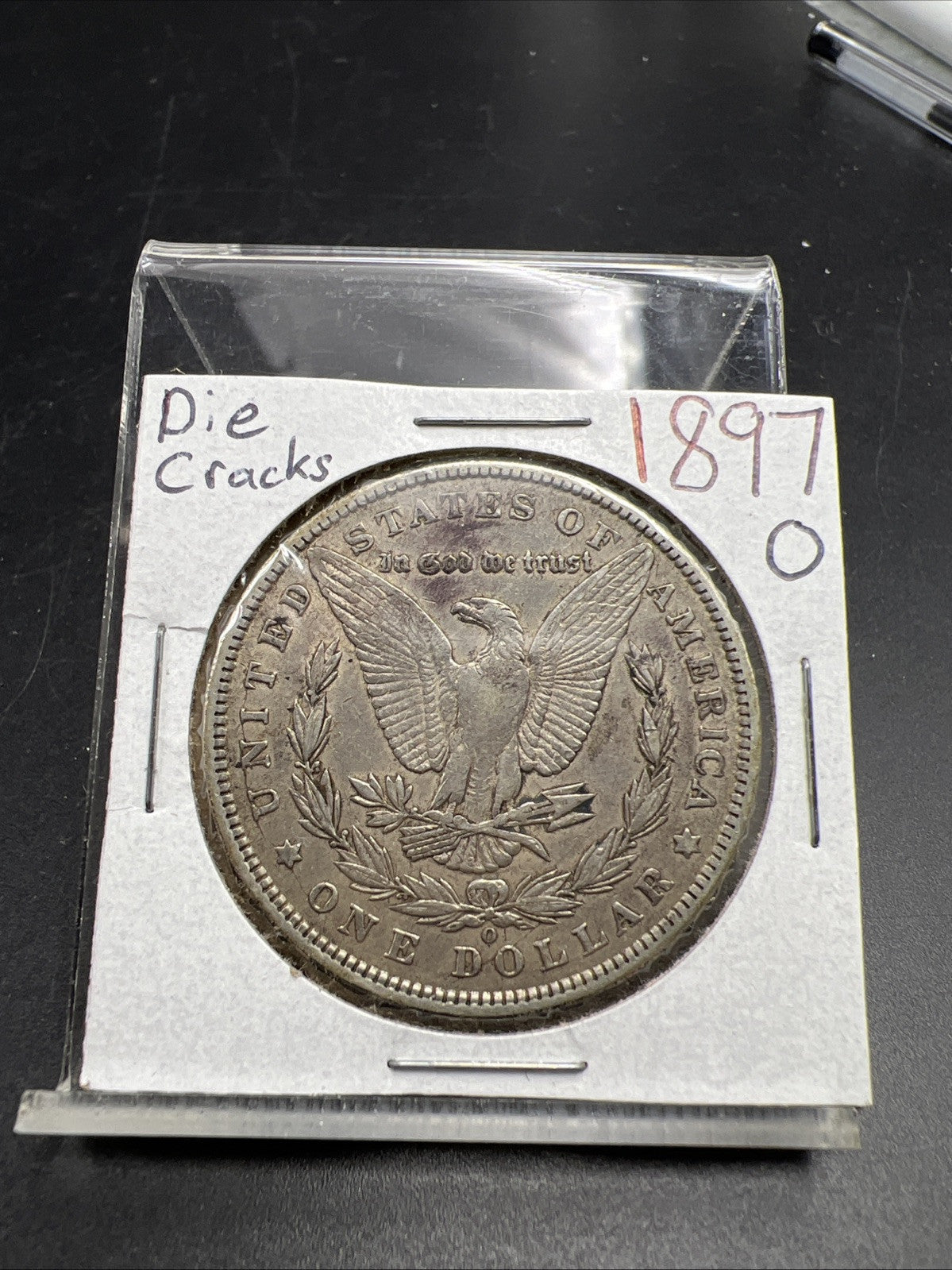 1897 O $1 Morgan Silver Dollar VAM 6A WOW! Variety Morgan Silver Dollar XF EF