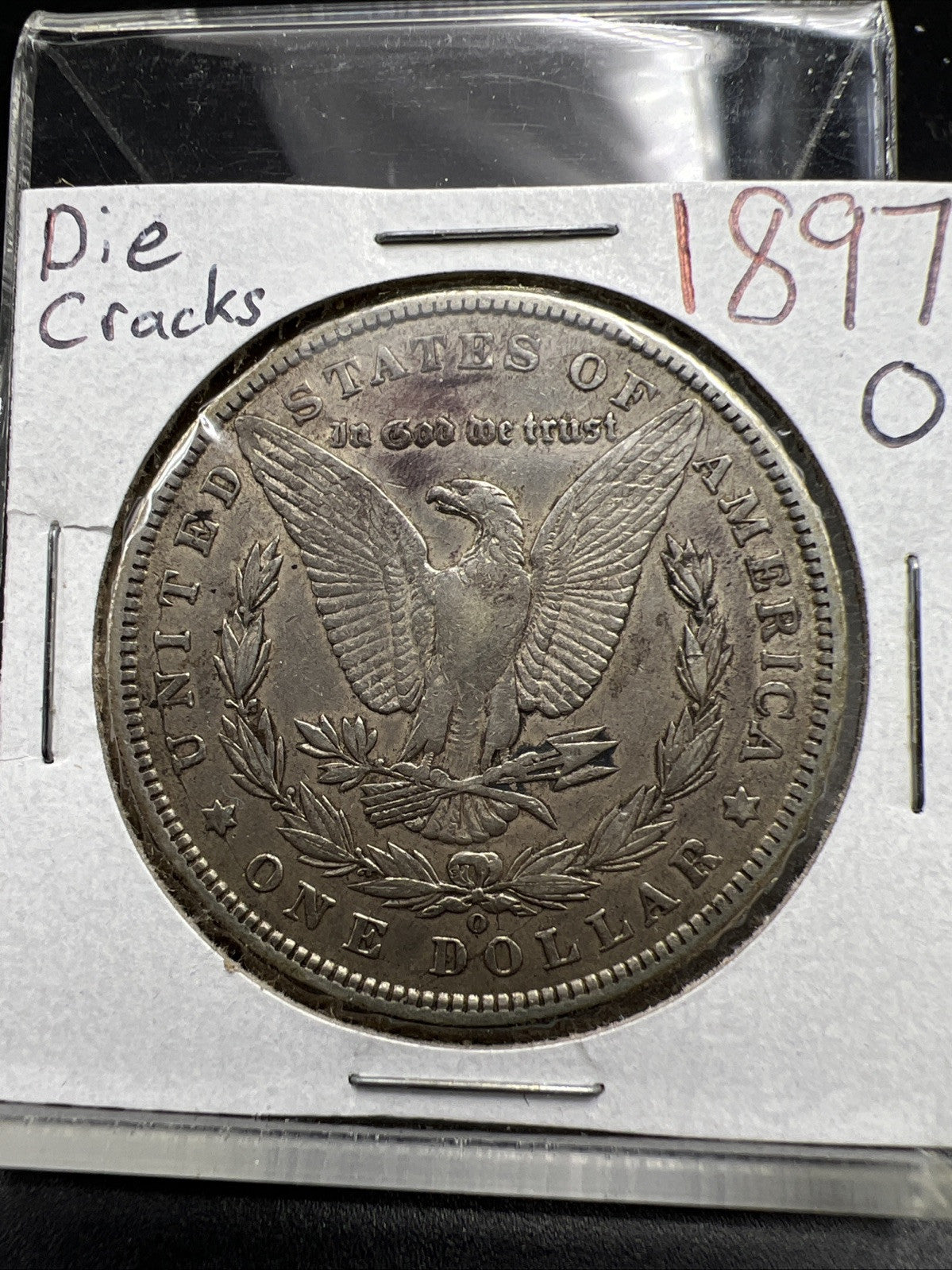 1897 O $1 Morgan Silver Dollar VAM 6A WOW! Variety Morgan Silver Dollar XF EF
