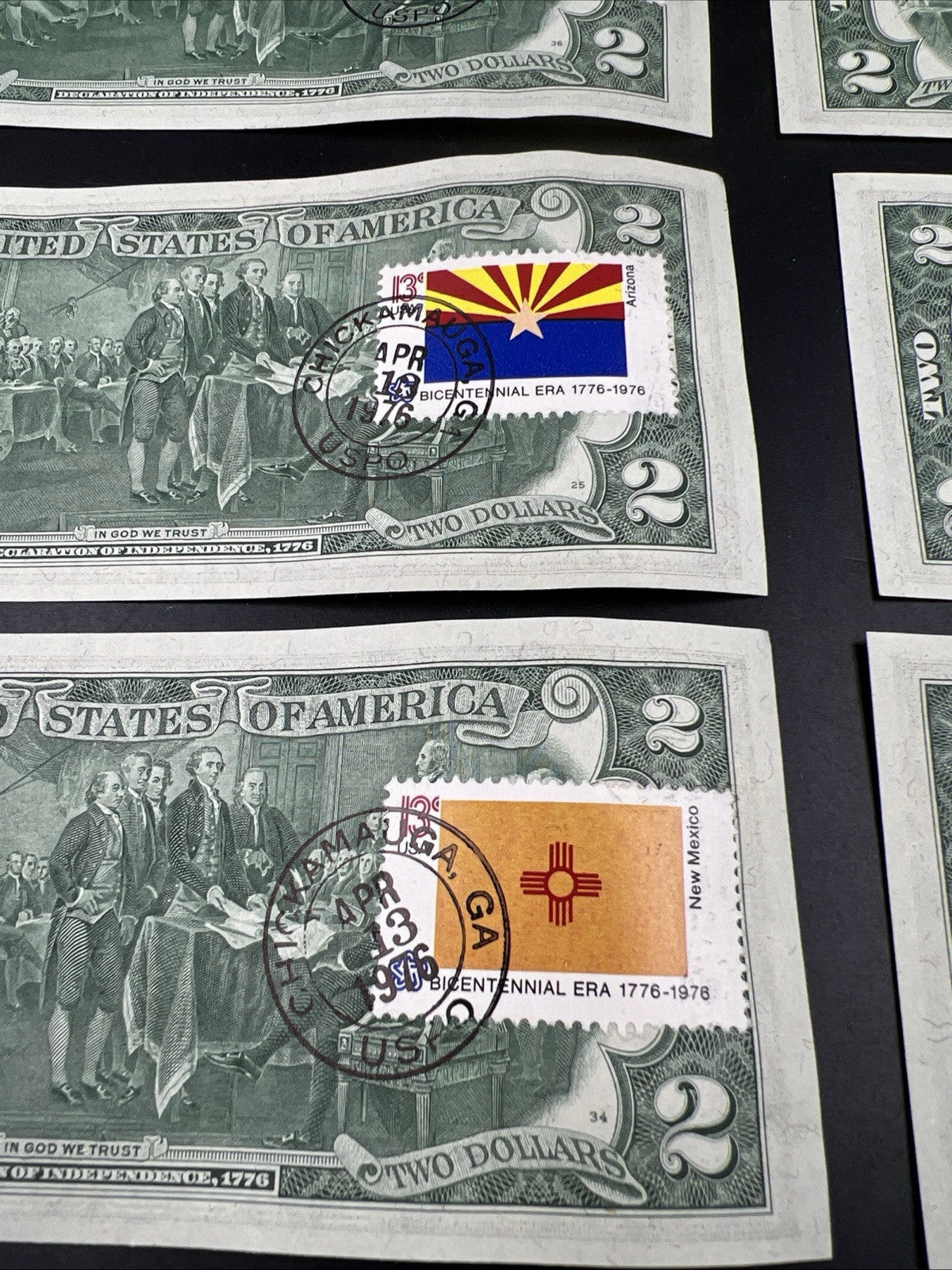 Pack of 50 Bills 1976 Postal $2 Two Dollar FRN Federal Reserve Notes UNC Atlanta
