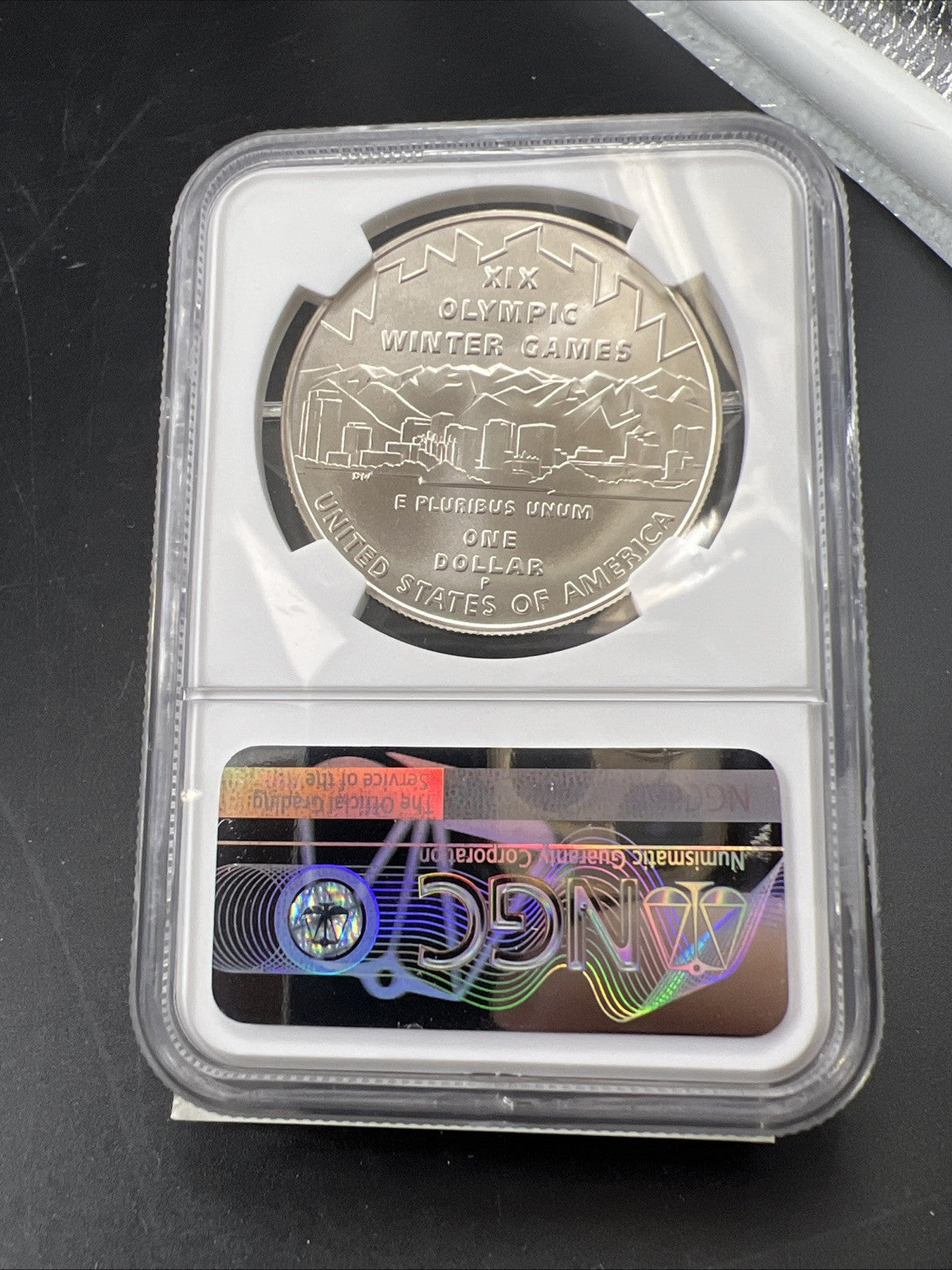 2002 P Olympics Salt Lake City Modern Commemorative Silver Dollar $1 MS 69 NGC