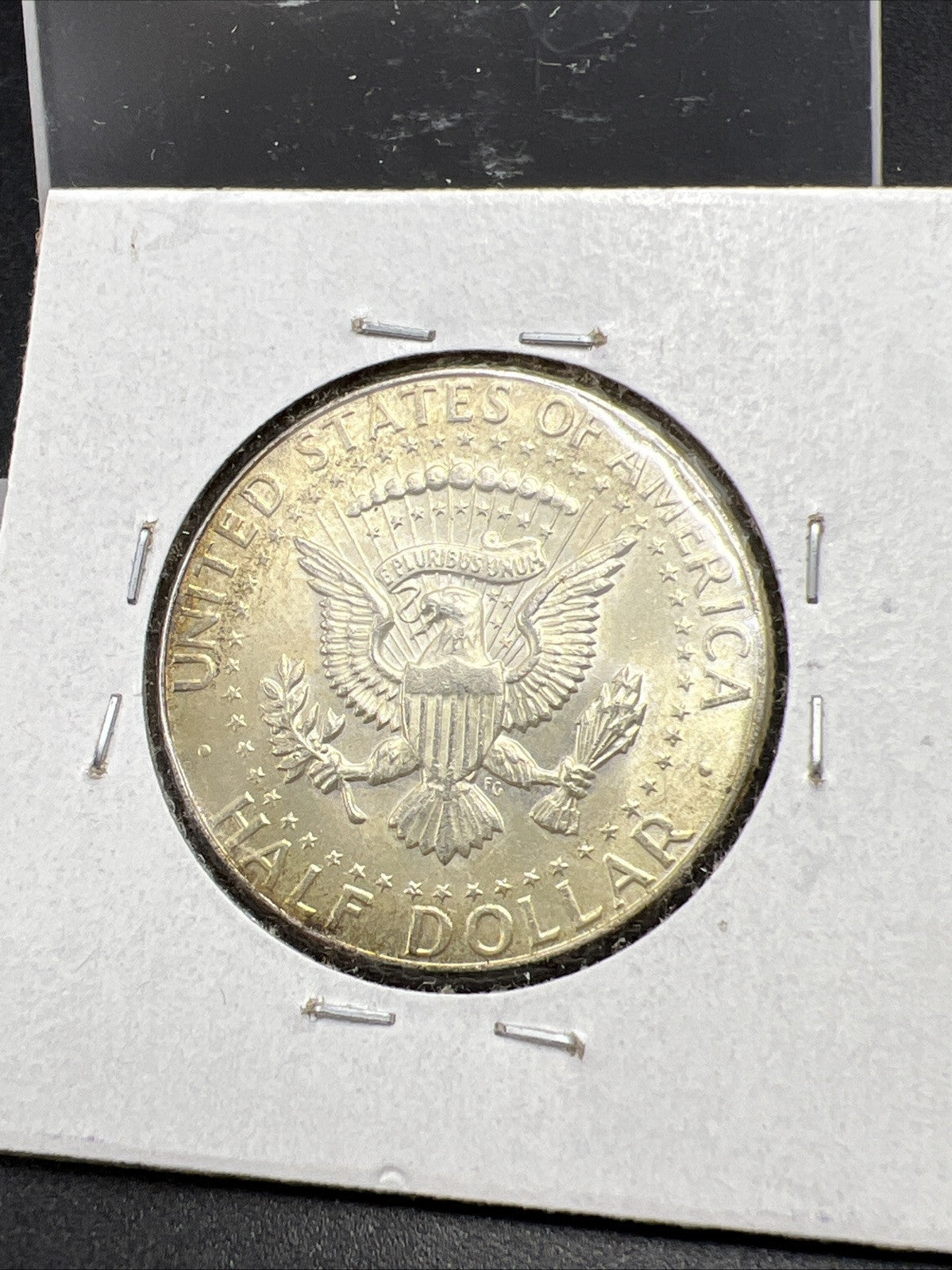 1964 P 50c Kennedy Silver Half Dollar Coin Choice AU Neat Toning Toner SKU#GN25