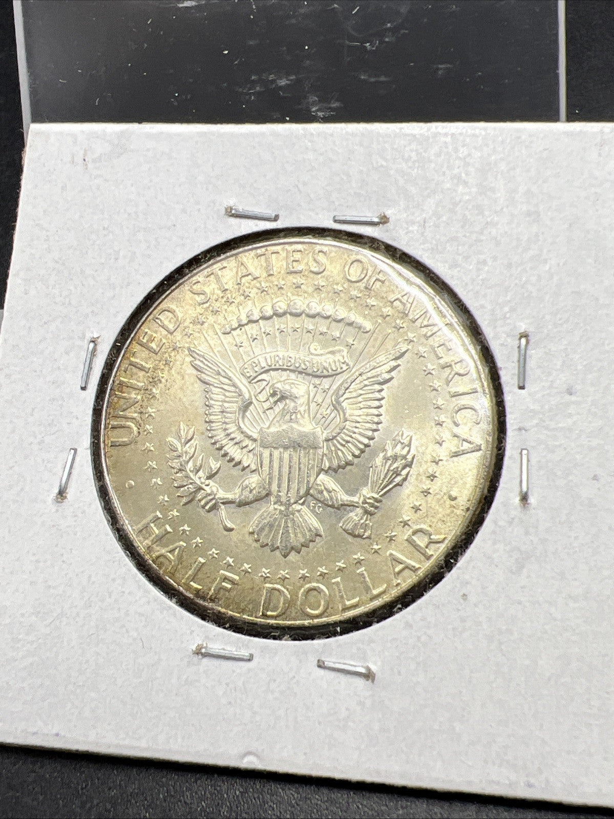 1964 P 50c Kennedy Silver Half Dollar Coin Choice AU Neat Toning Toner SKU#GN25