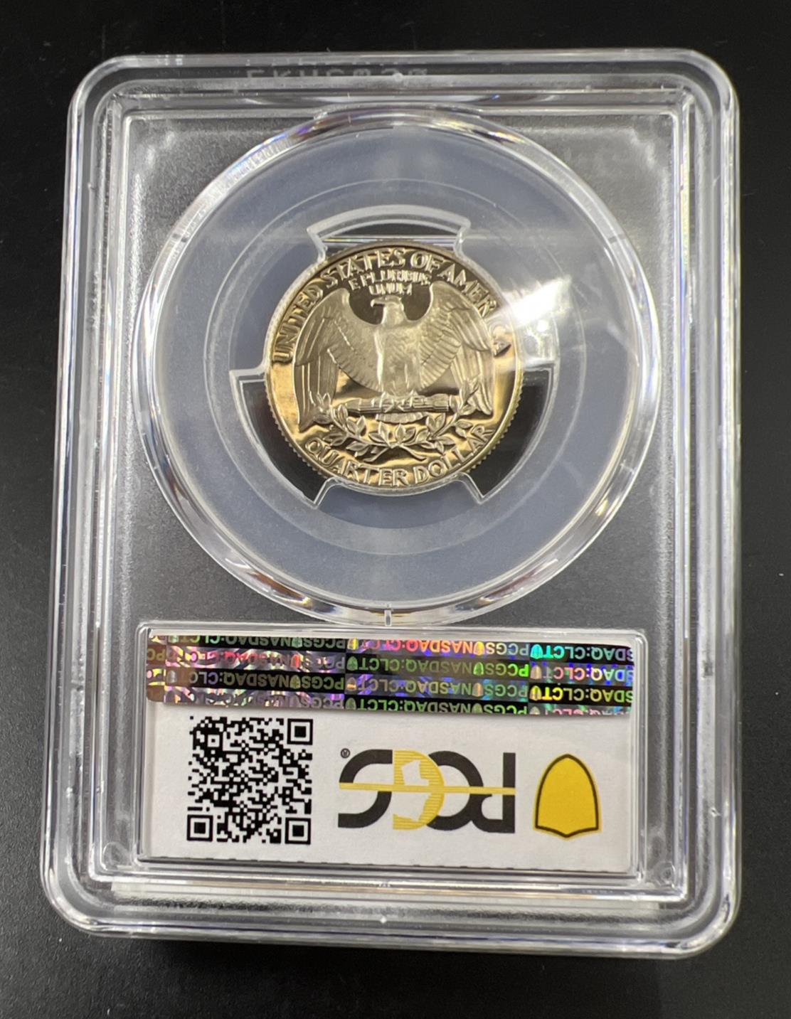 1980 S 25c Clad Copper Nickel Washington Quarter Coin PCGS PR69 DCAM #406