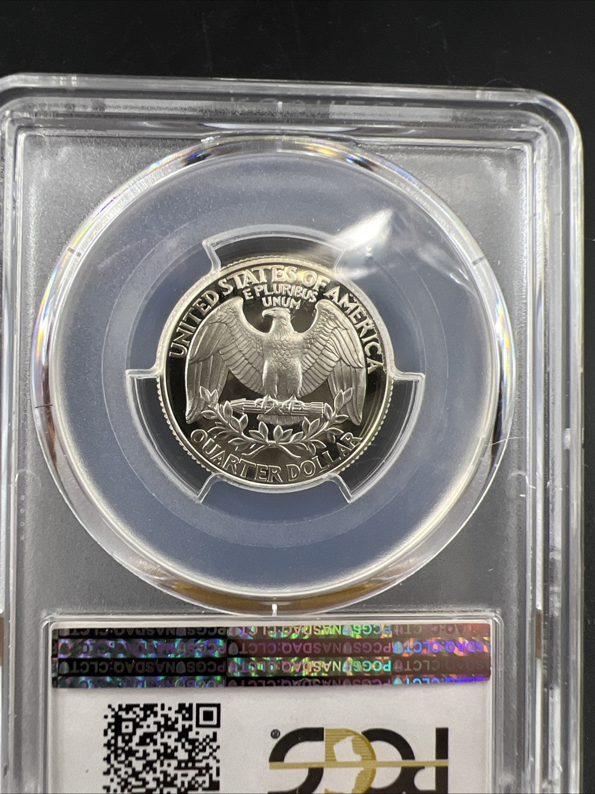 1995 S 25c Washington 90% Silver Proof Quarter Coin PCGS PR69DCAM #805