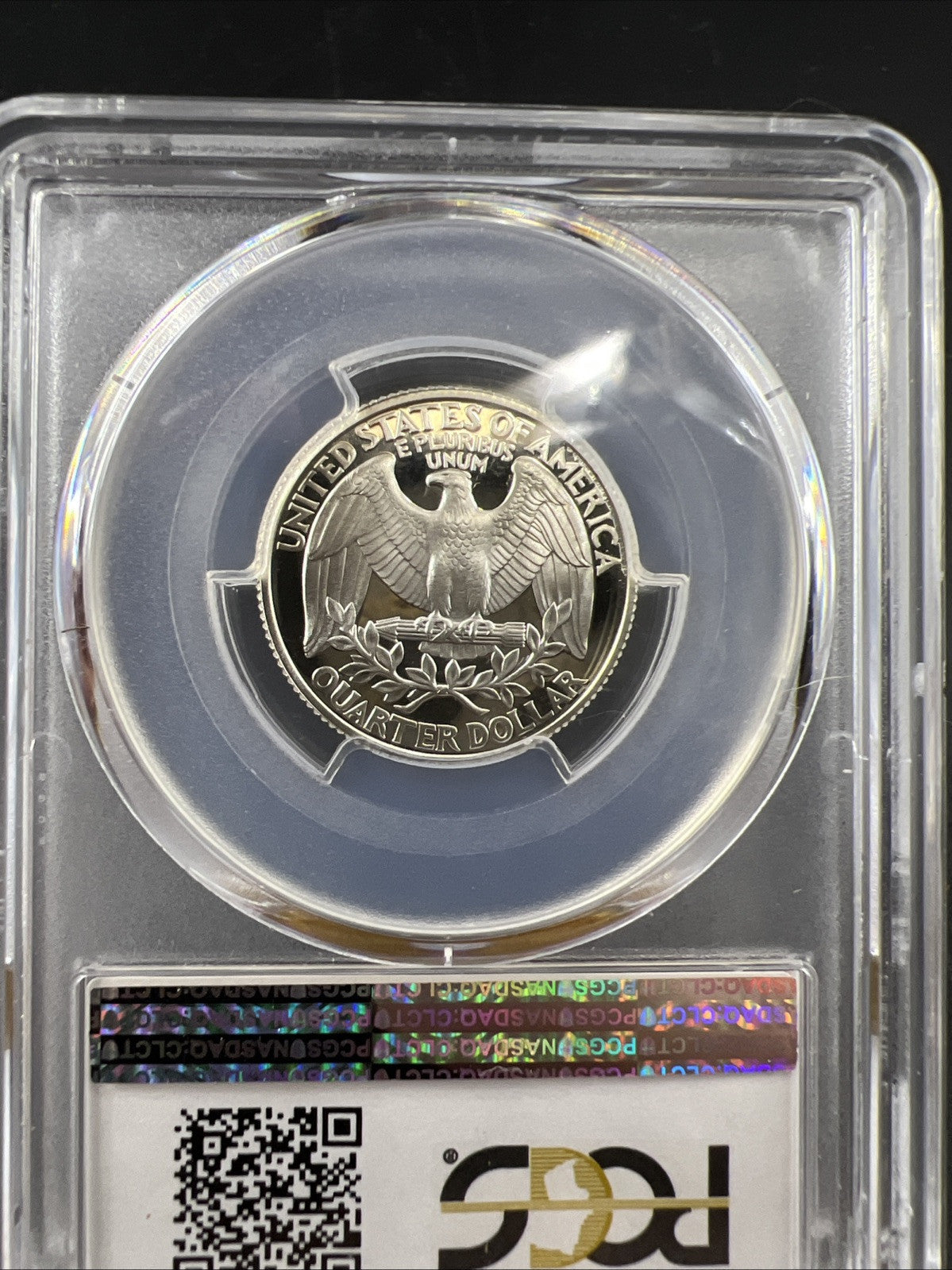1995 S 25c Washington 90% Silver Proof Quarter Coin PCGS PR69DCAM #805