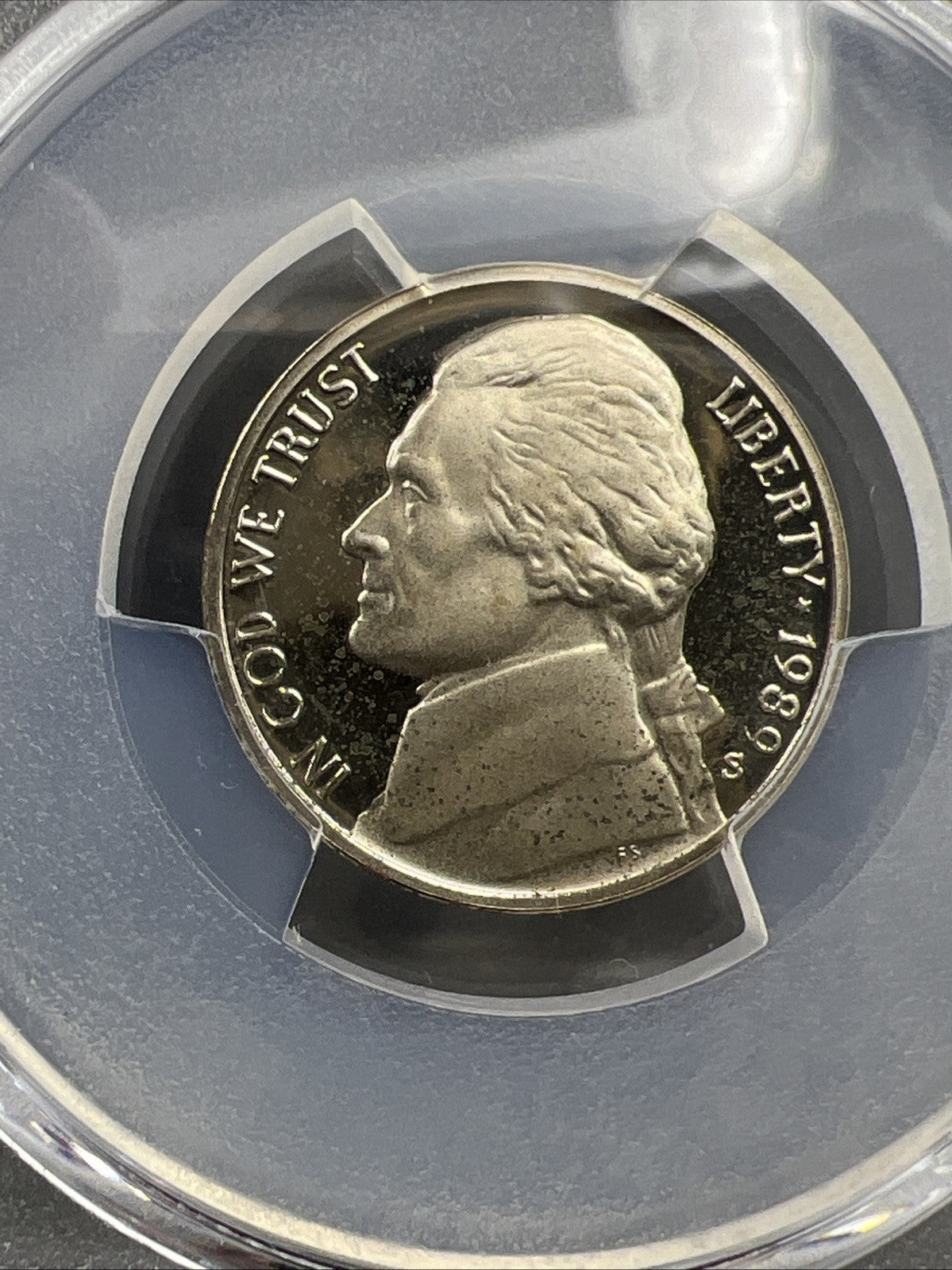 1989 S 5c Jefferson Nickel PCGS PR69 Gem Proof Certified #25