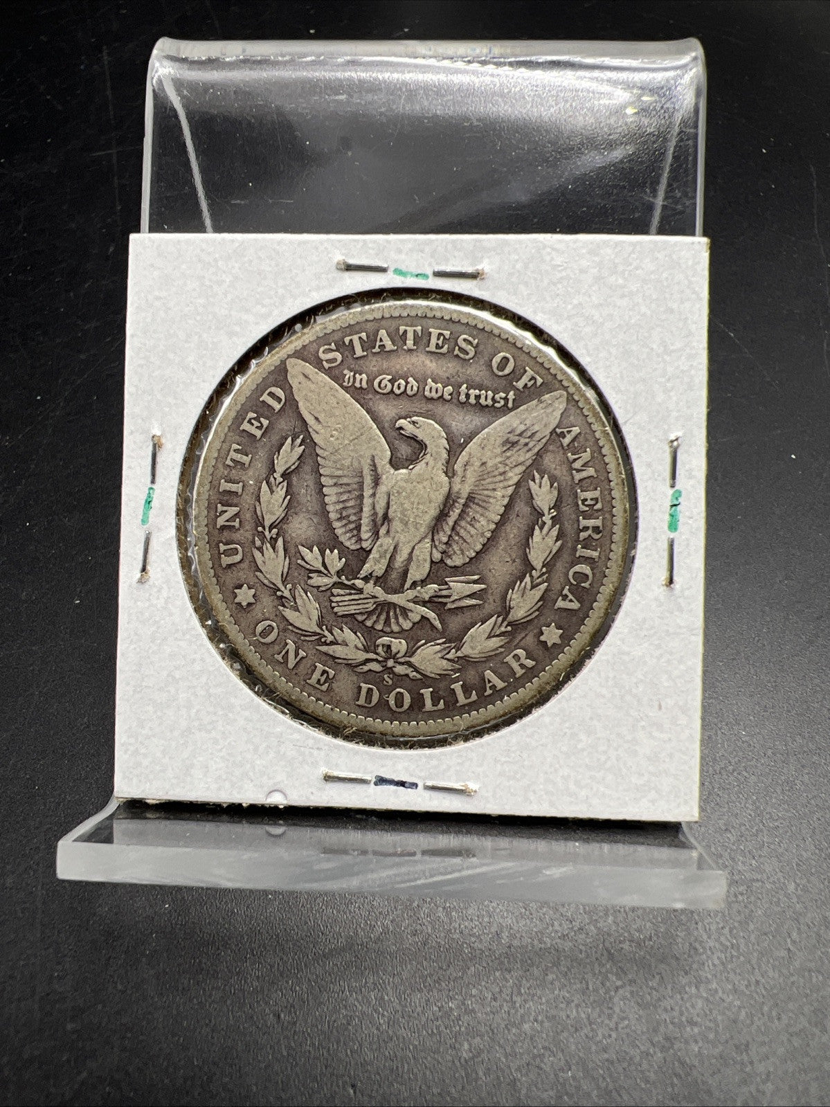 1901 S $1 Morgan Silver Dollar Coin VG Very Good Circ #A