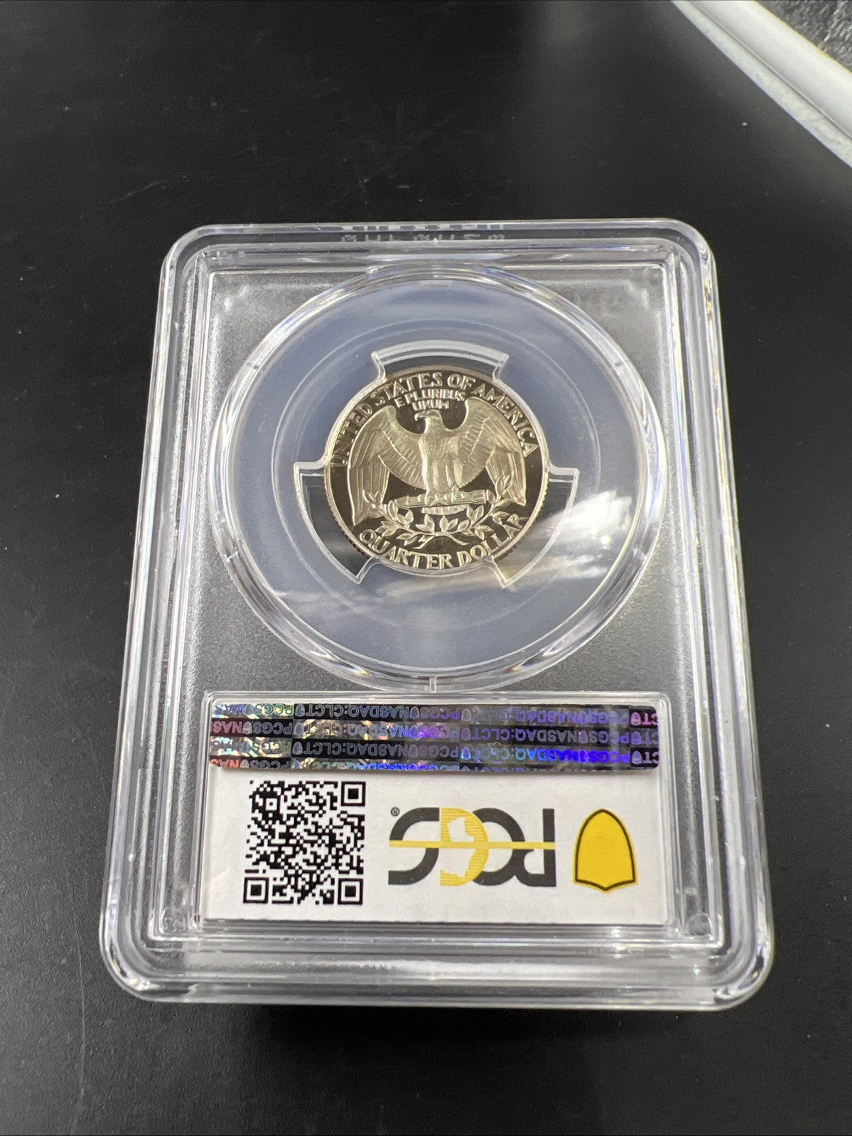 1987 S 25c Clad Copper Nickel Washington Quarter Coin PCGS PR69 DCAM #695