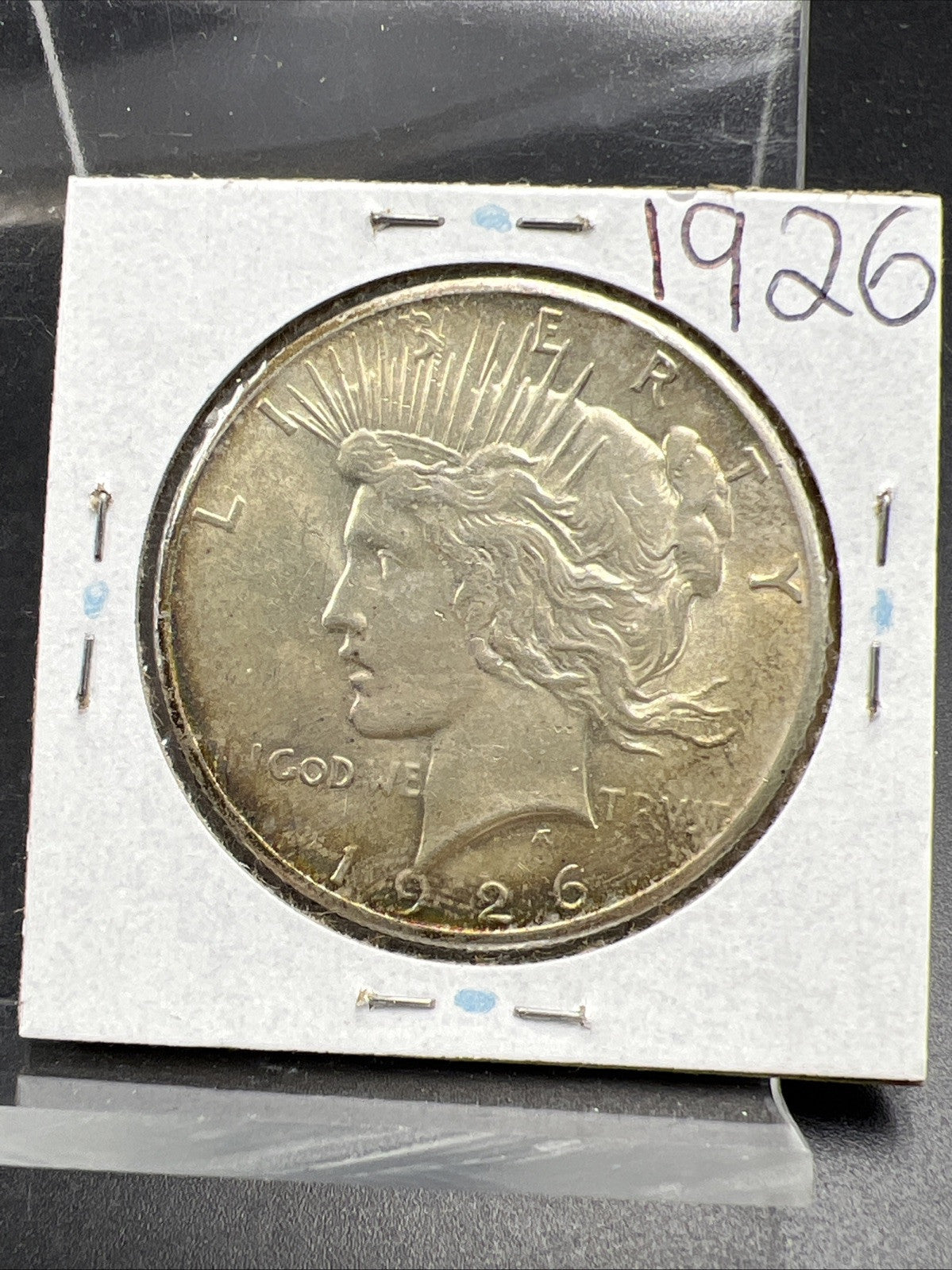 1926 P $1 Peace Silver Dollar Coin Choice AU Neat Toning