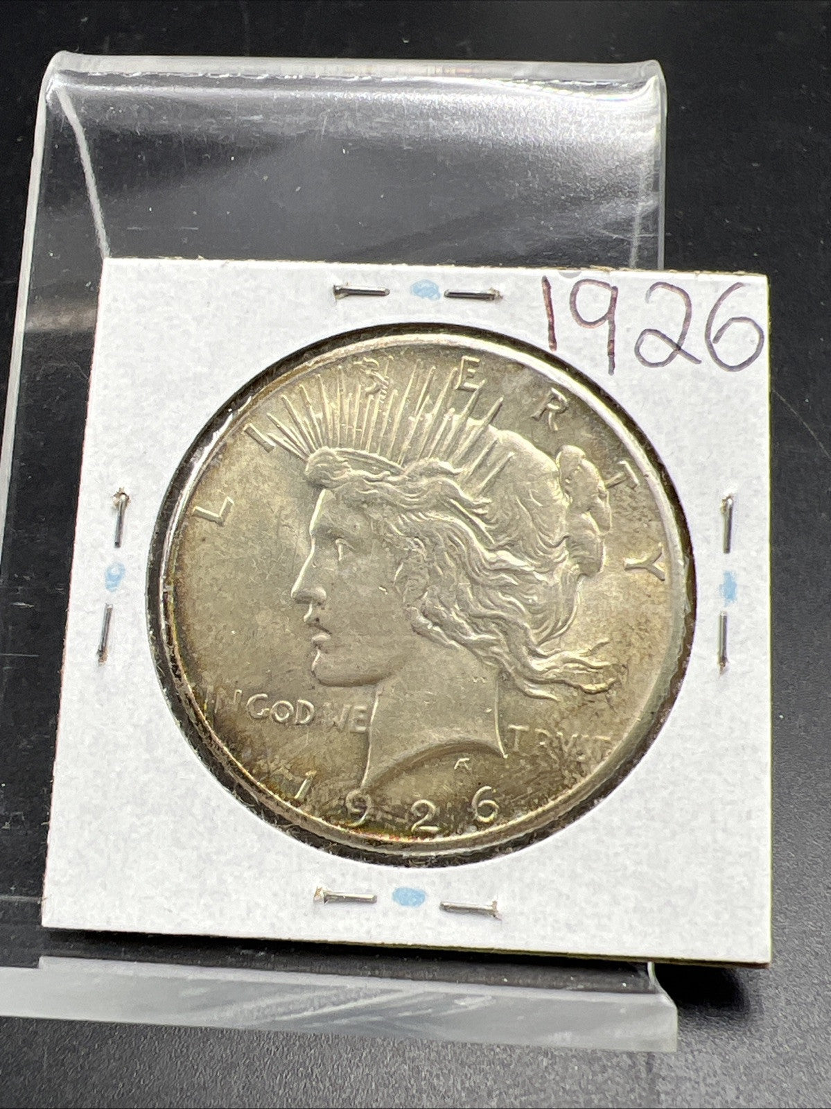 1926 P $1 Peace Silver Dollar Coin Choice AU Neat Toning