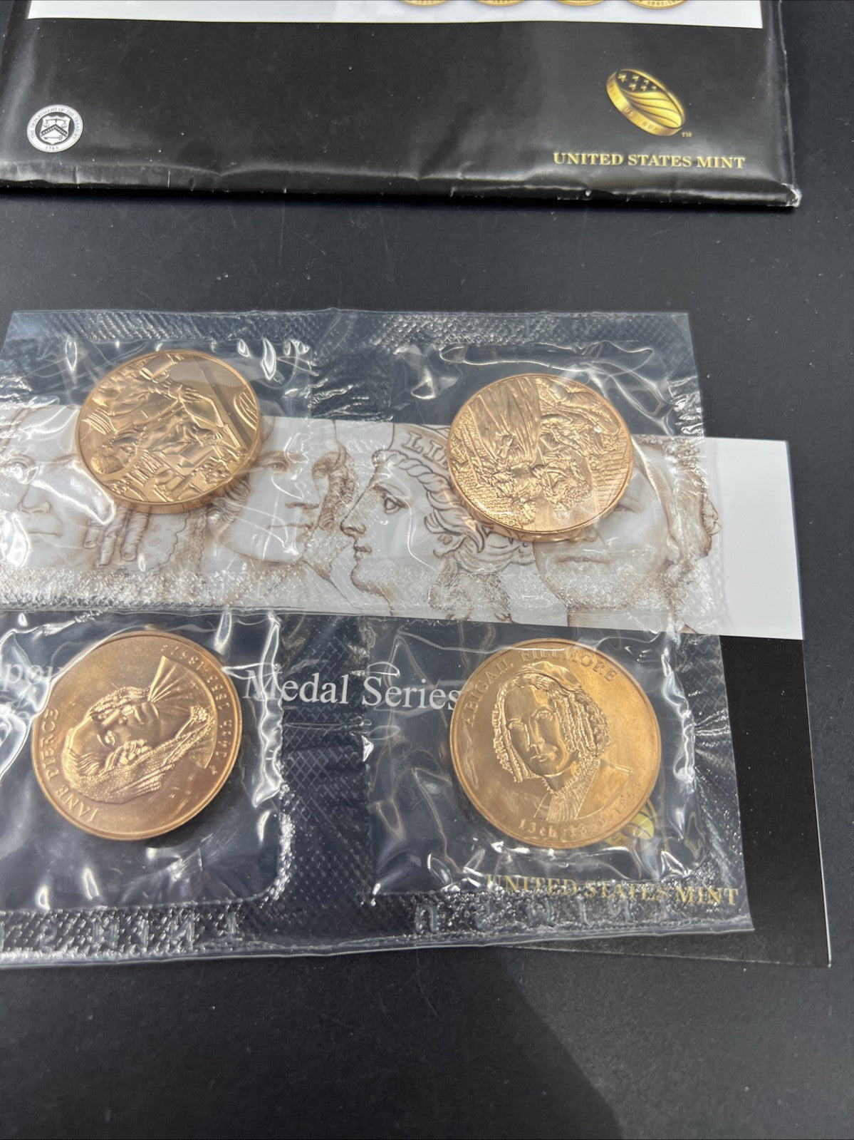 2010 First Spouse Bronze Medal Series Four-Medal Set FIRST ISSUE OGP