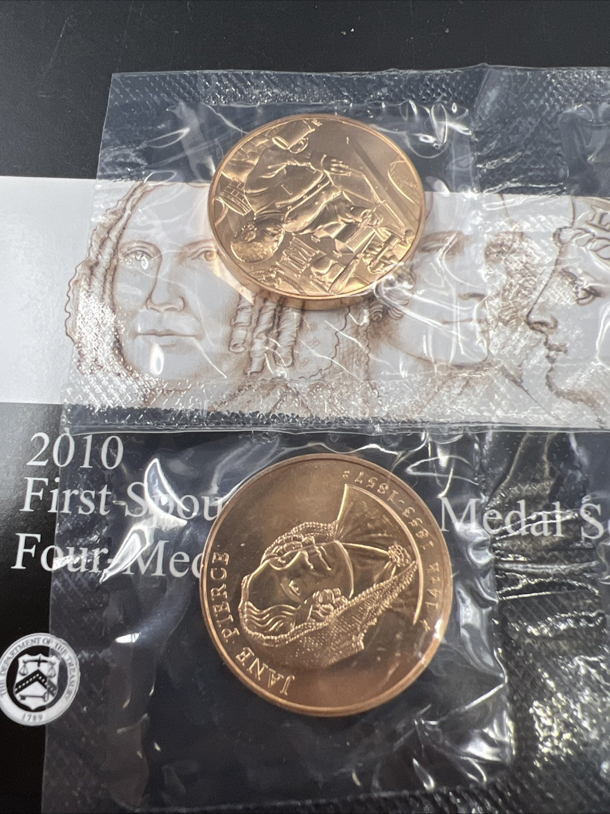 2010 First Spouse Bronze Medal Series Four-Medal Set FIRST ISSUE OGP
