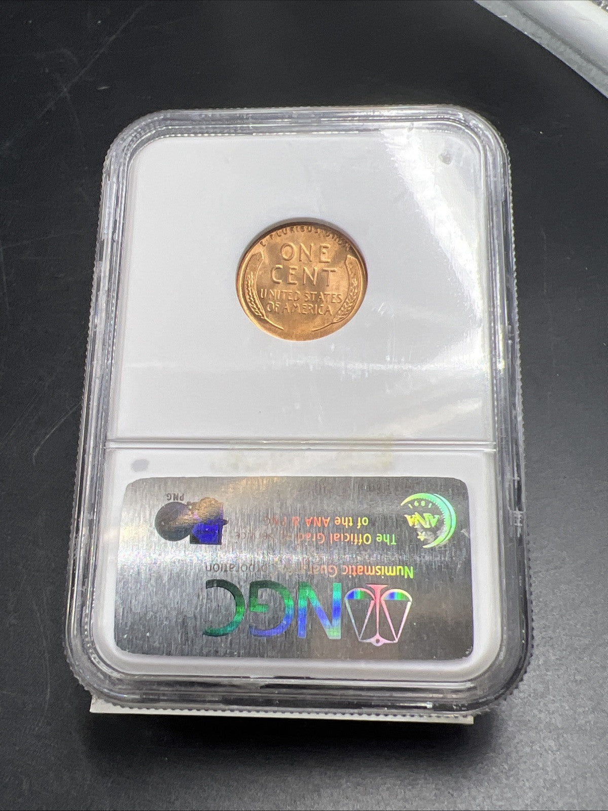 1944 D 1c Lincoln Wheat Cent Penny Coin NGC MS67 RD Gem BU Certified #027
