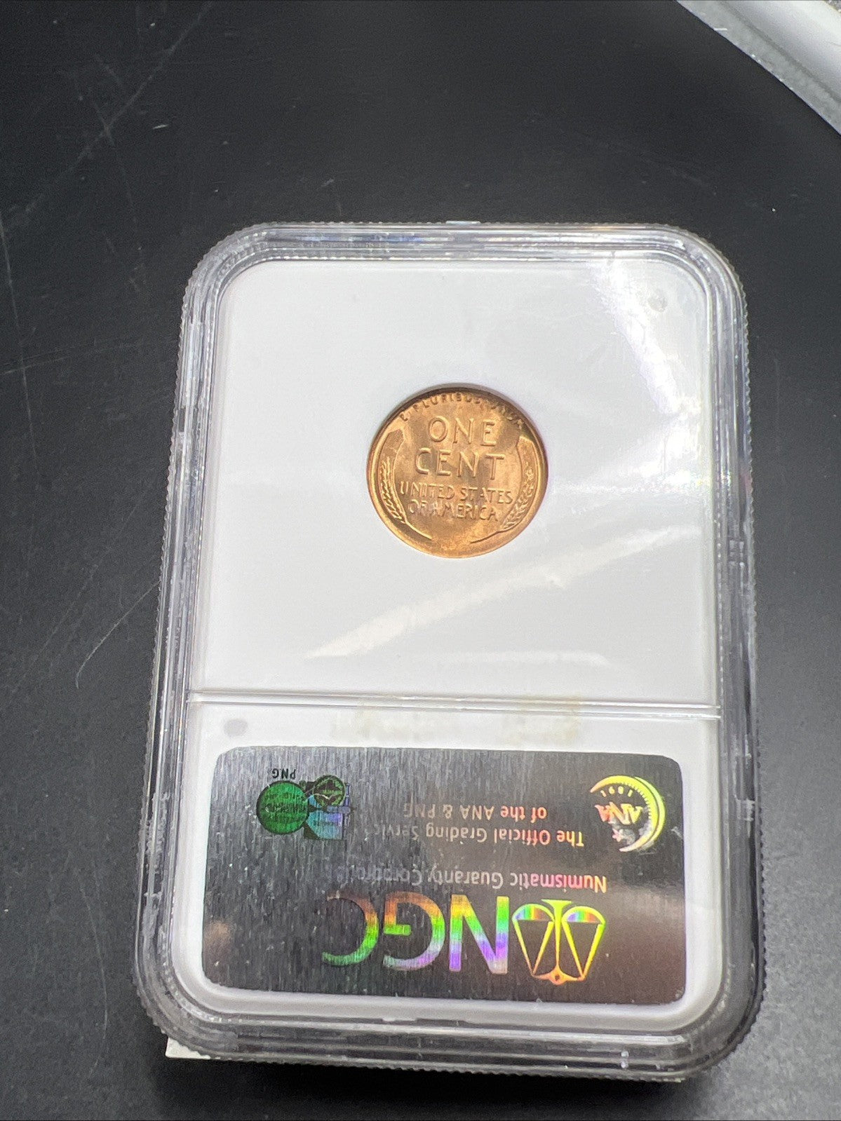 1944 D 1c Lincoln Wheat Cent Penny Coin NGC MS67 RD Gem BU Certified #027
