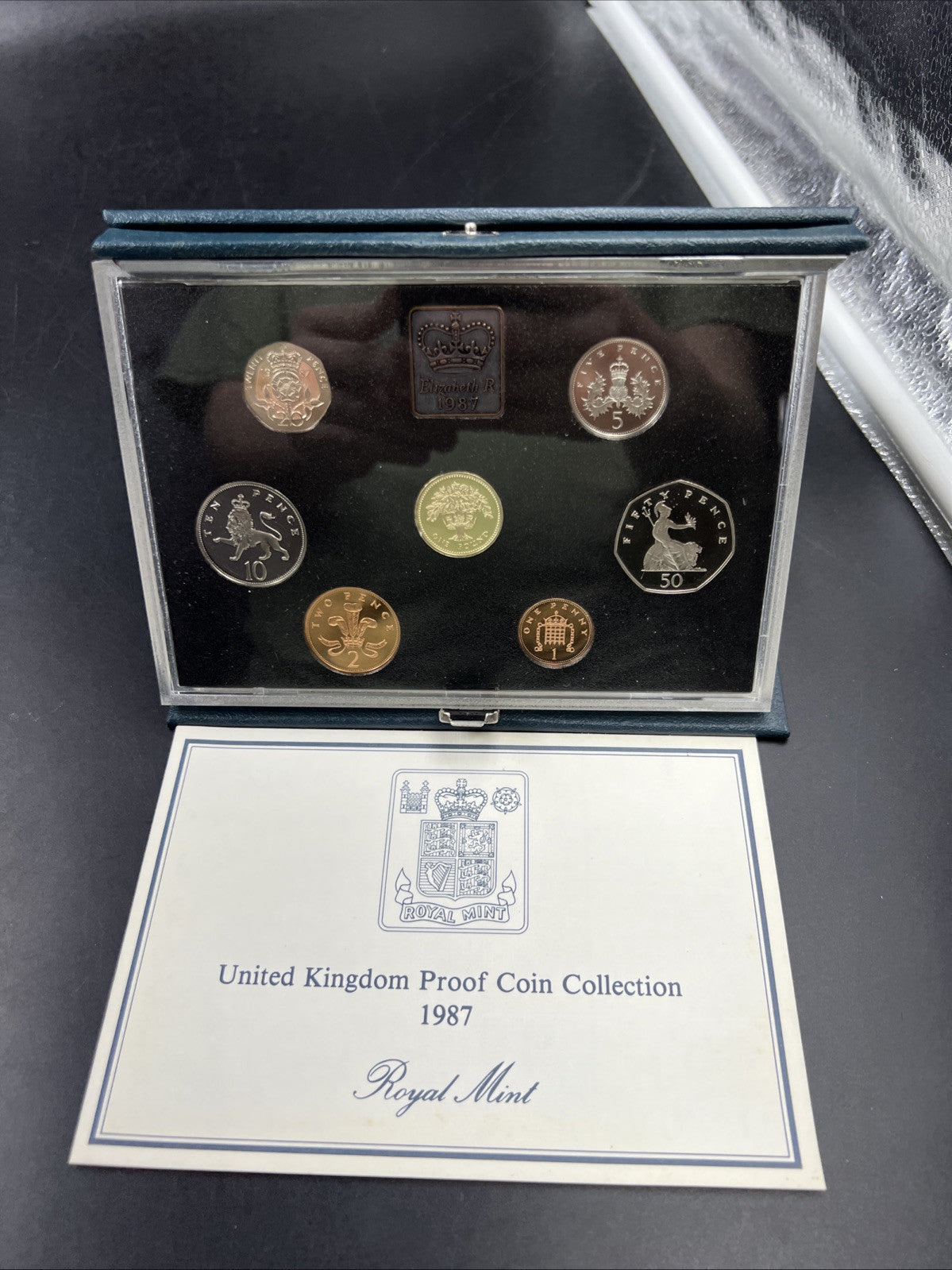 1987 United Kingdom Proof Coin Set #A