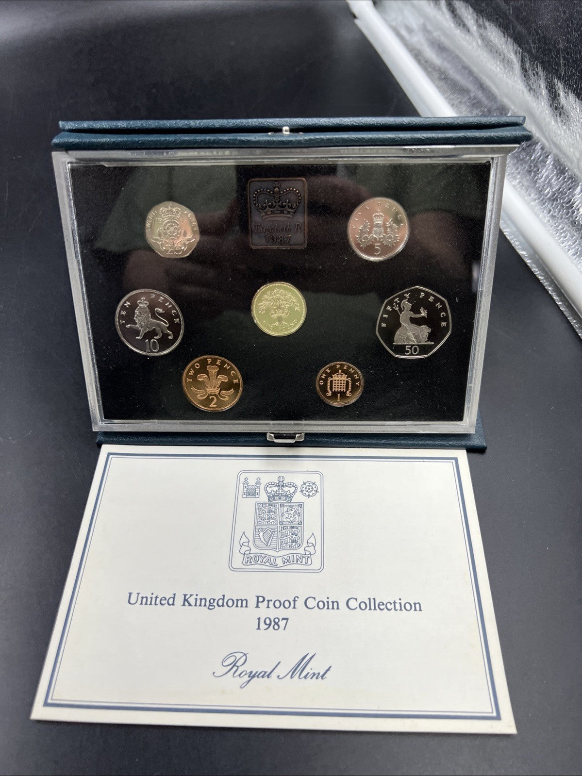 1987 United Kingdom Proof Coin Set #A