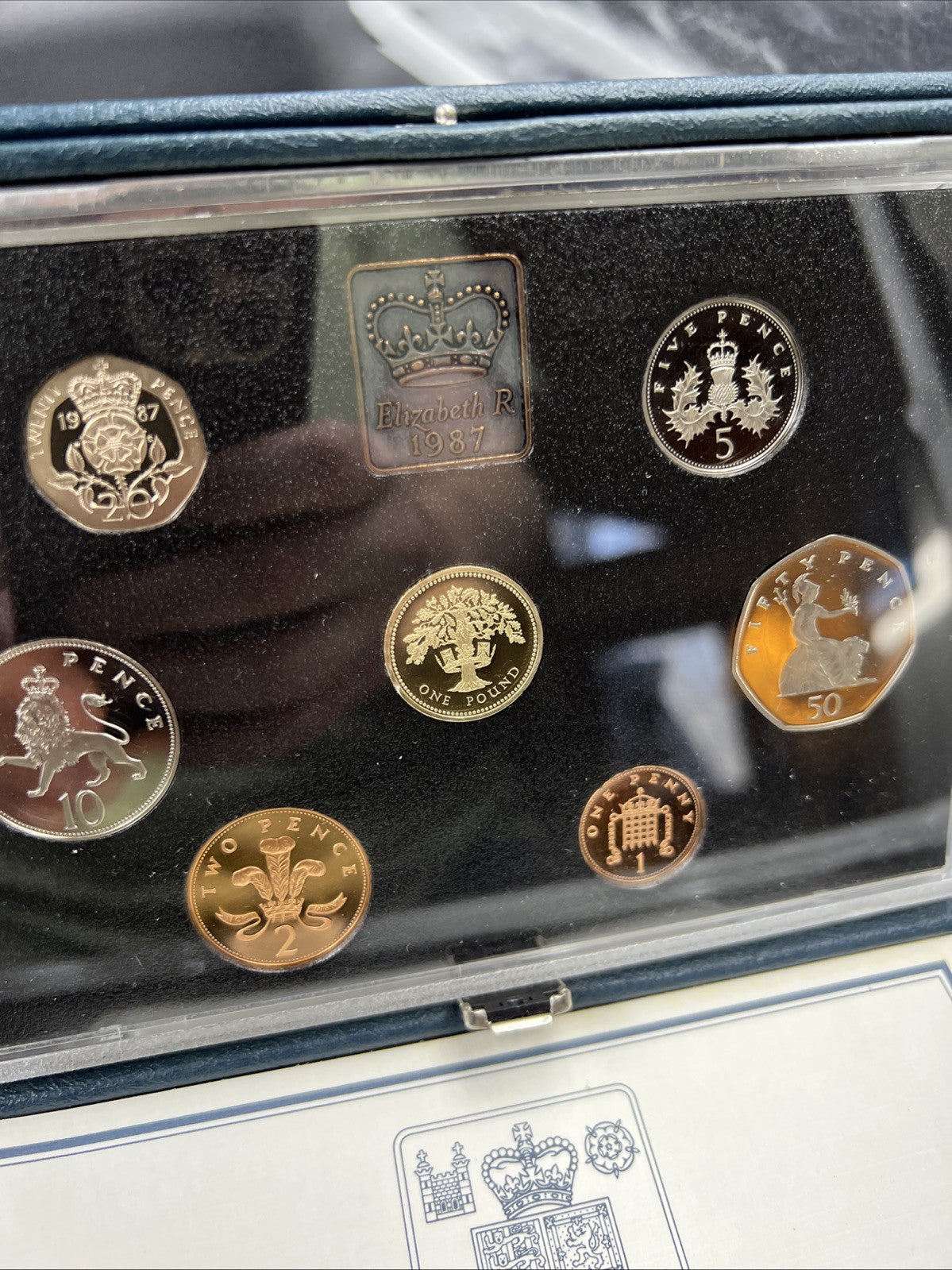 1987 United Kingdom Proof Coin Set #A