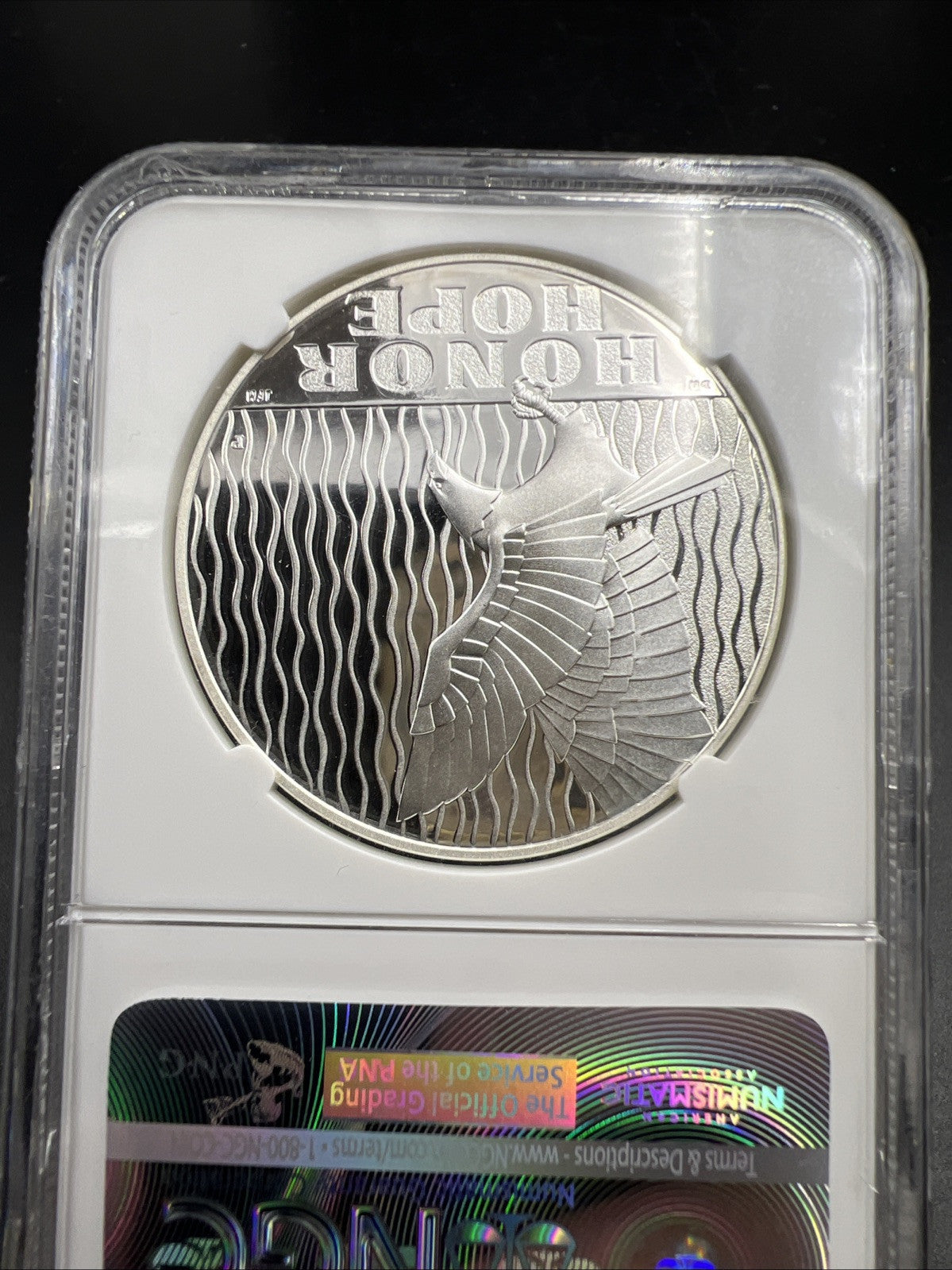 2011 W September 11th Anniversary Memorial Medal NGC PF70 UCAM Moy Signature LBL