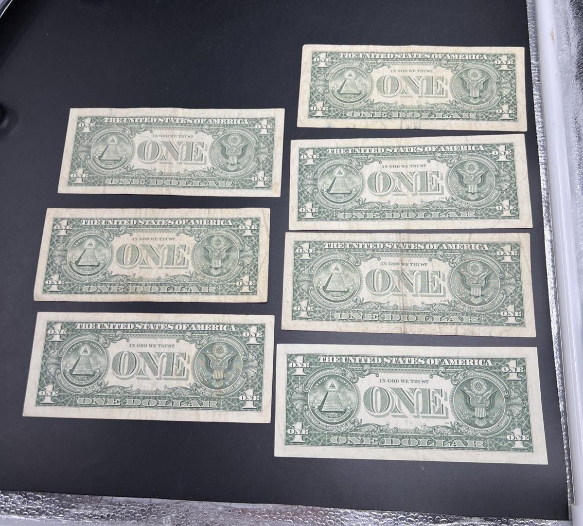 Lot of 7 Different * Star FRN Notes 1995 1999 2003 2003A 2006 2009 2017 Circ #89