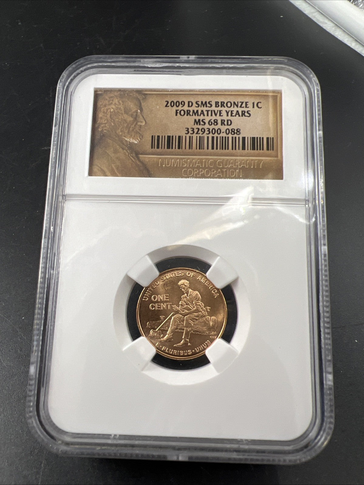 2009 1c D SMS Lincoln Cent Formative Years Centennial Commemorative Coin MS68 RD