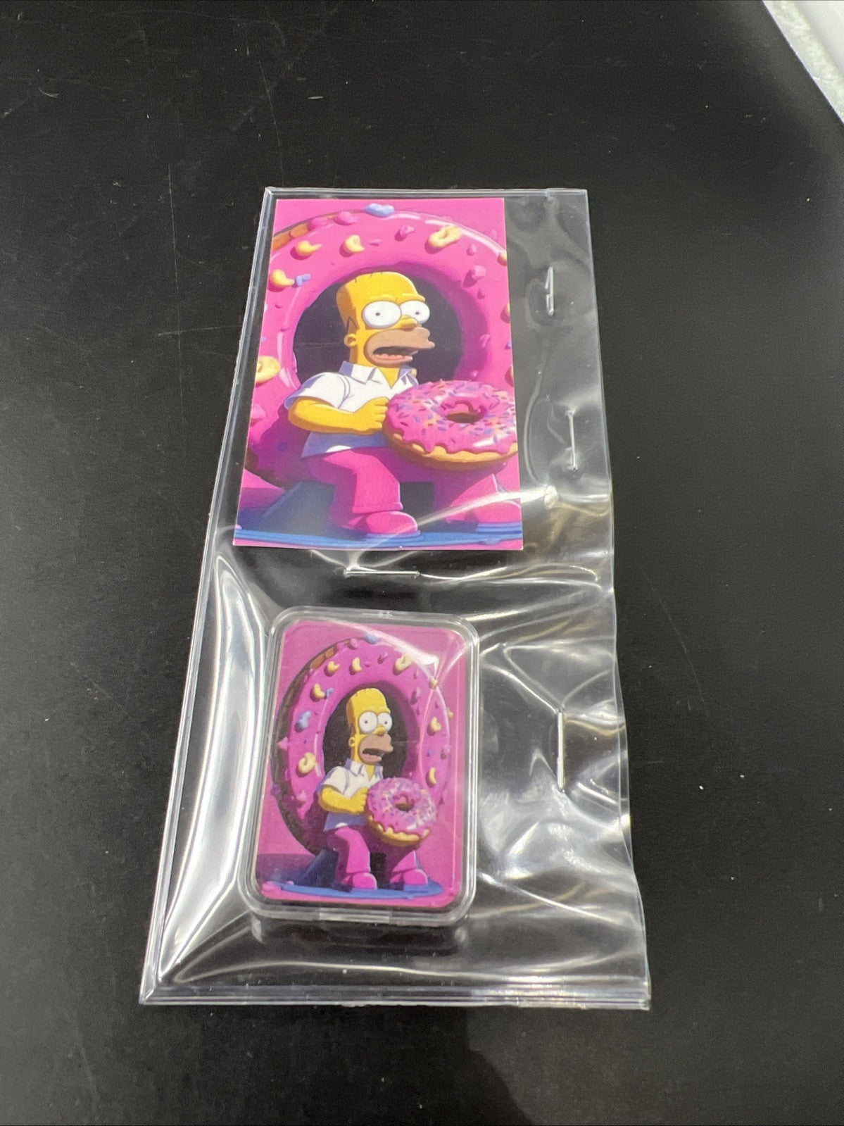 Simpsons Homer Doughnut Chairman 1 oz Silver #90/100 minted