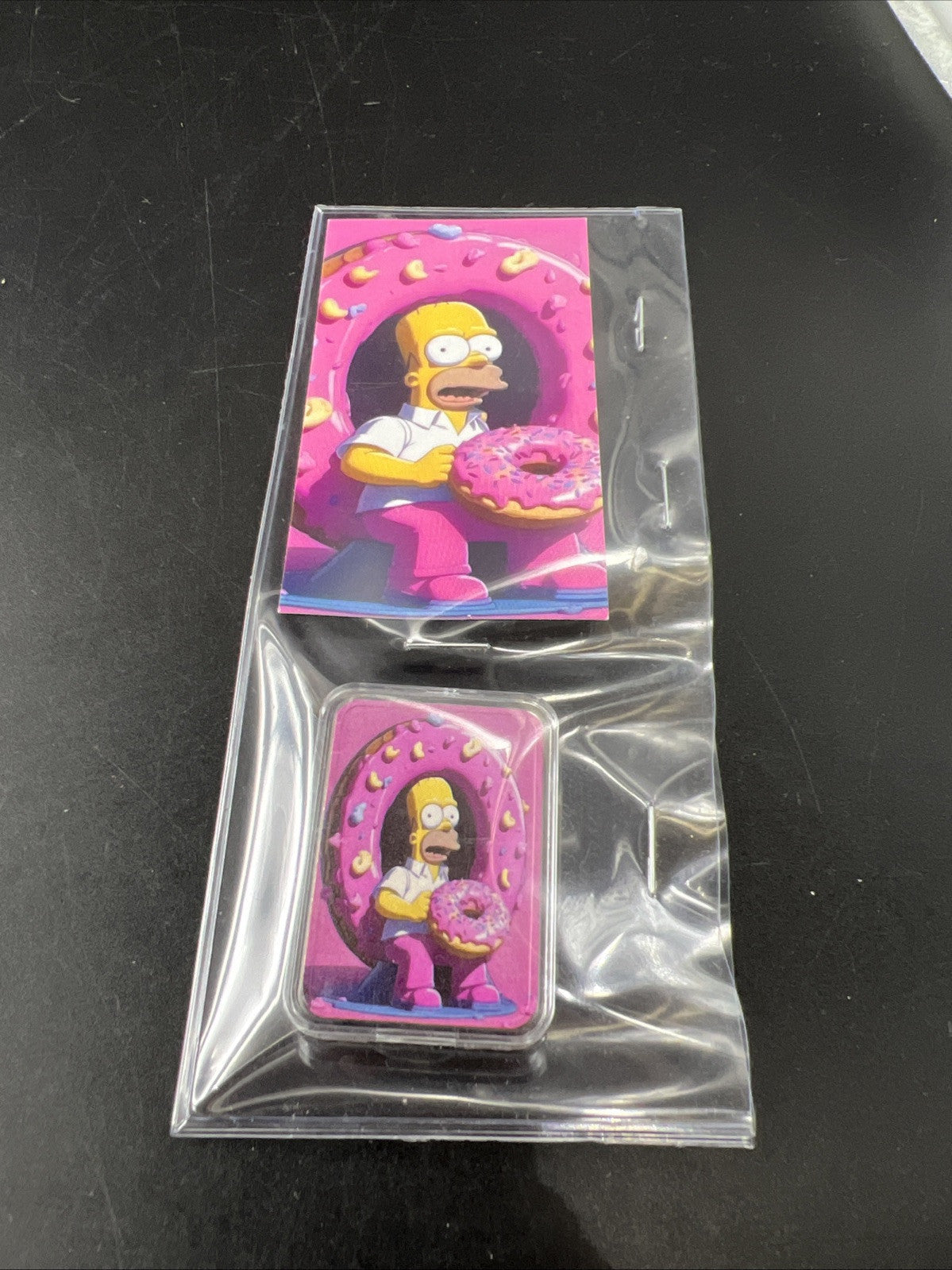 Simpsons Homer Doughnut Chairman 1 oz Silver #90/100 minted