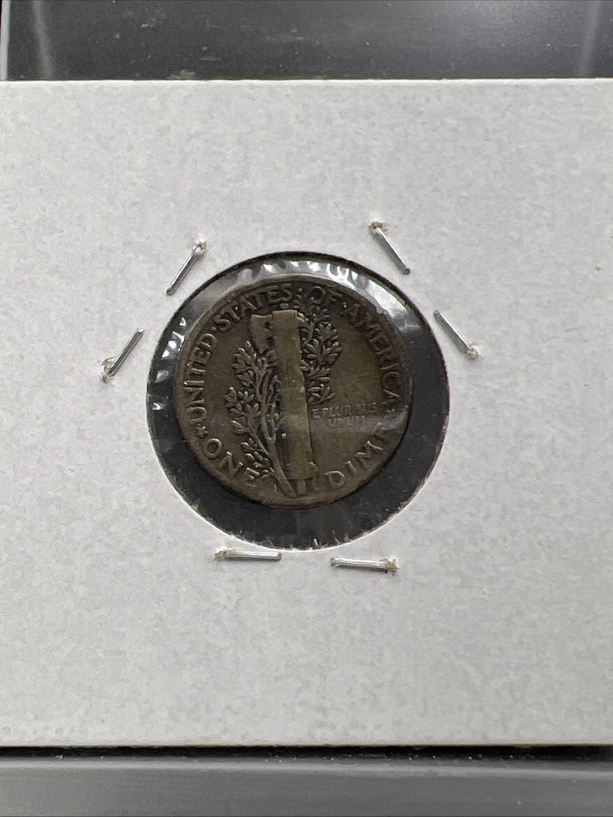 1934 P 10c Mercury Silver Dime Coin Neat Blue Toning Toner