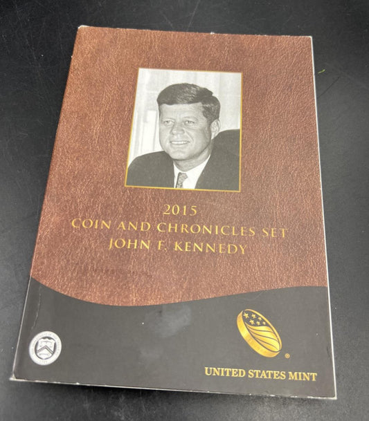 2015 Coin and Chronicles John F Kennedy JFK Set Coin & Medal OGP Used #A