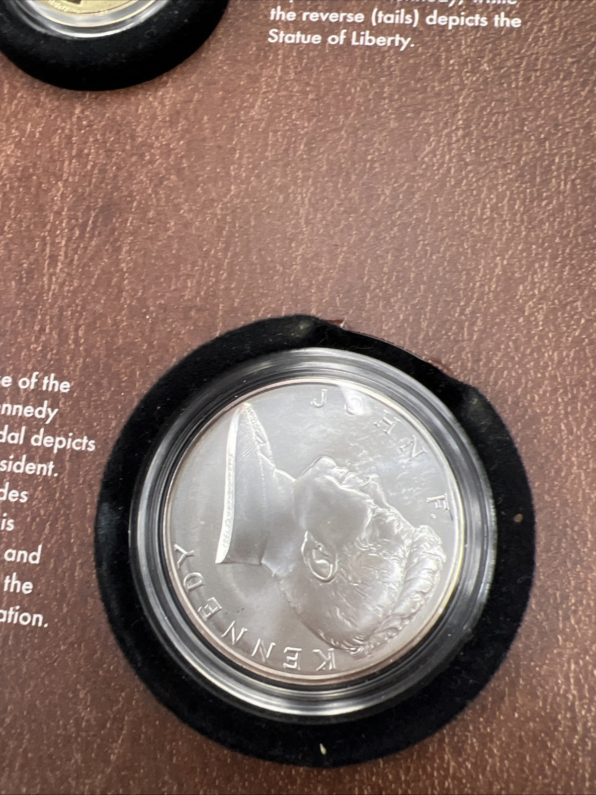 2015 Coin and Chronicles John F Kennedy JFK Set Coin & Medal OGP Used #A