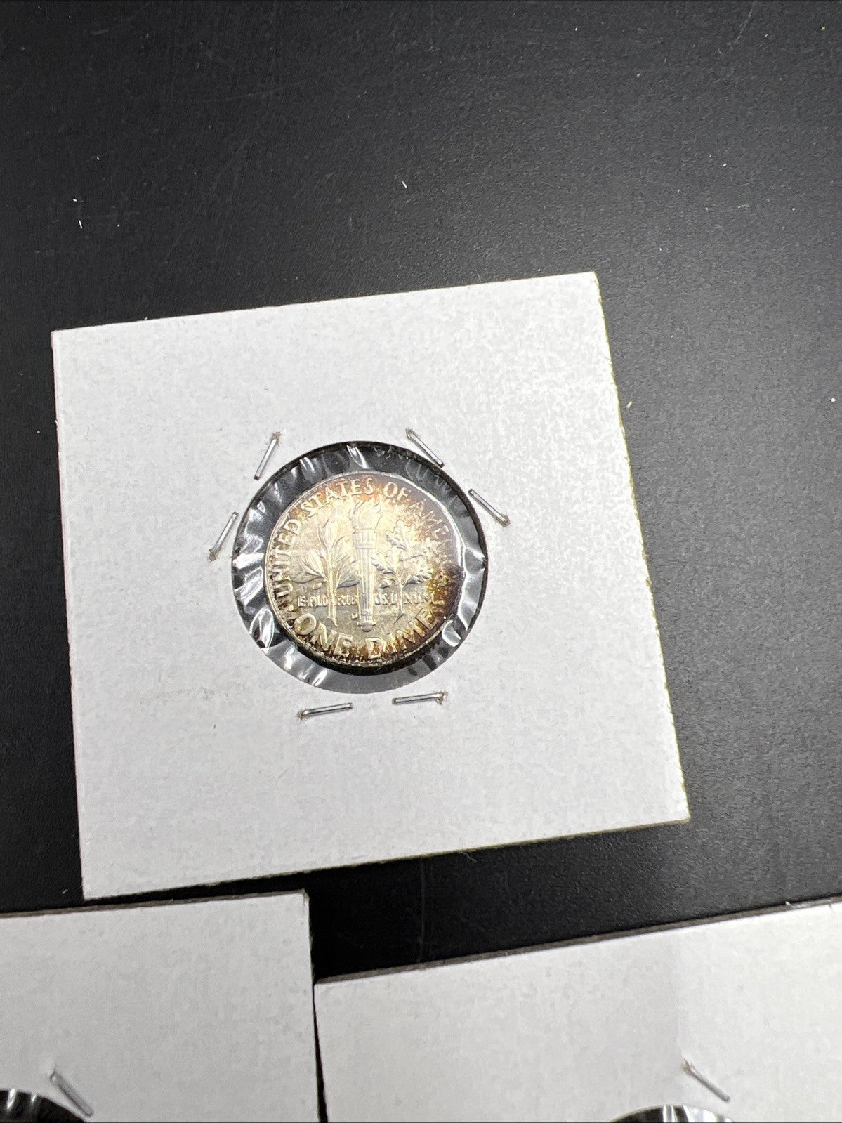 Toner Trio 3 Nice toned 1964 Roosevelt Silver Dime Coins BU UNC SKUGN#2025A